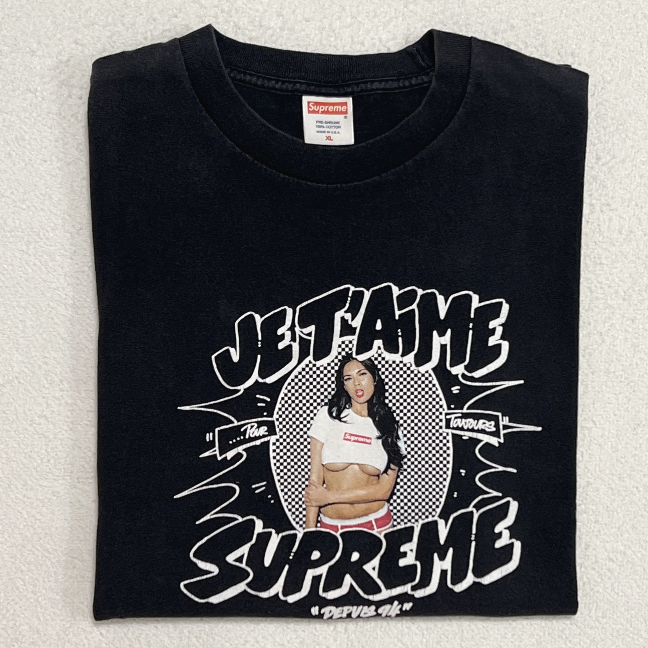 Supreme Supreme 07AW Tera Patrick Jet Aime Tee Black Size US XL / EU 56 / 4 - 4 Thumbnail