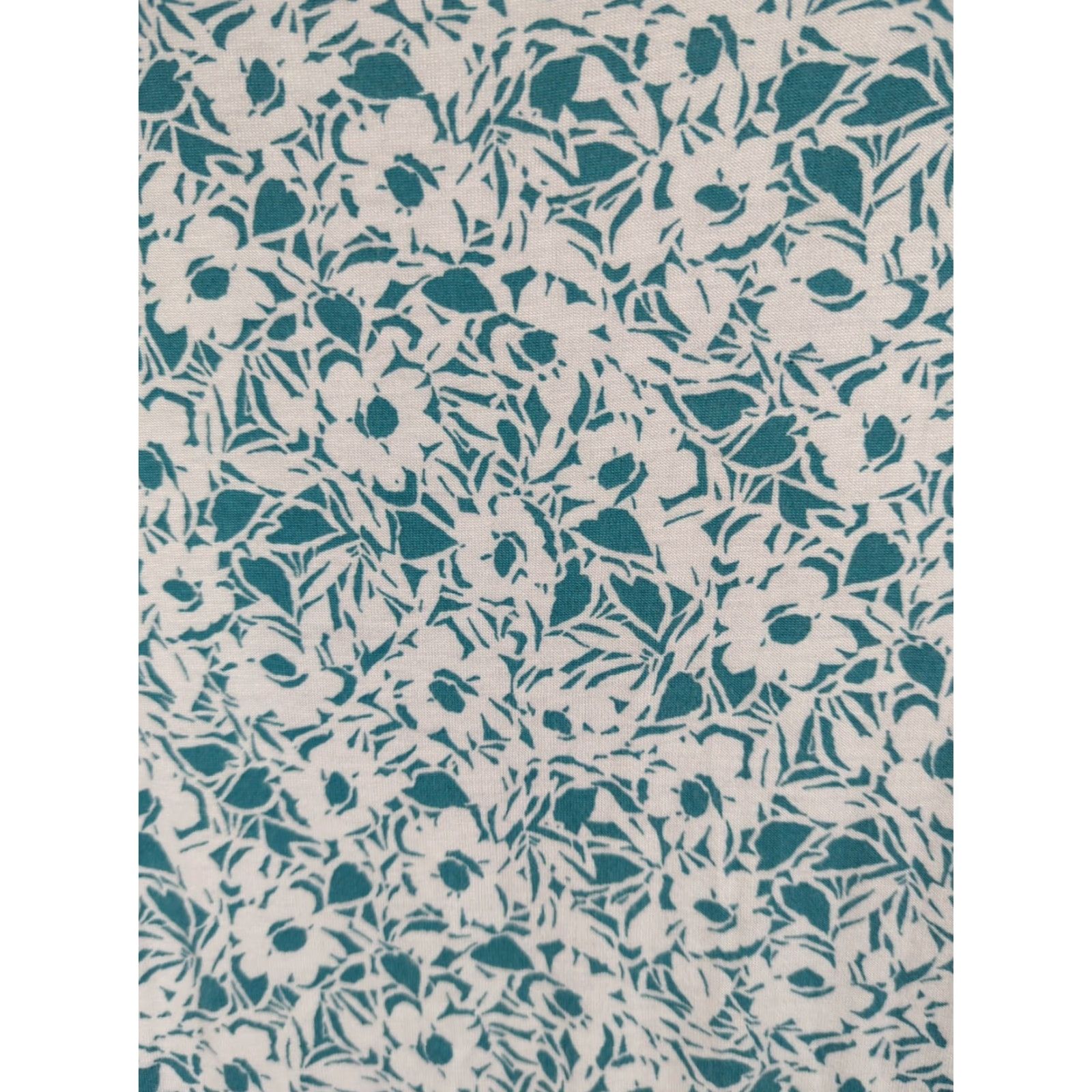 Talbots Talbots Blouse Floral Sleeveless V-Neck Faux Wrap Front Green M Regular Women's Shirt Tank Lyocell Rayon Machine Washable Size M / US 6-8 / IT 42-44 - 6 Thumbnail