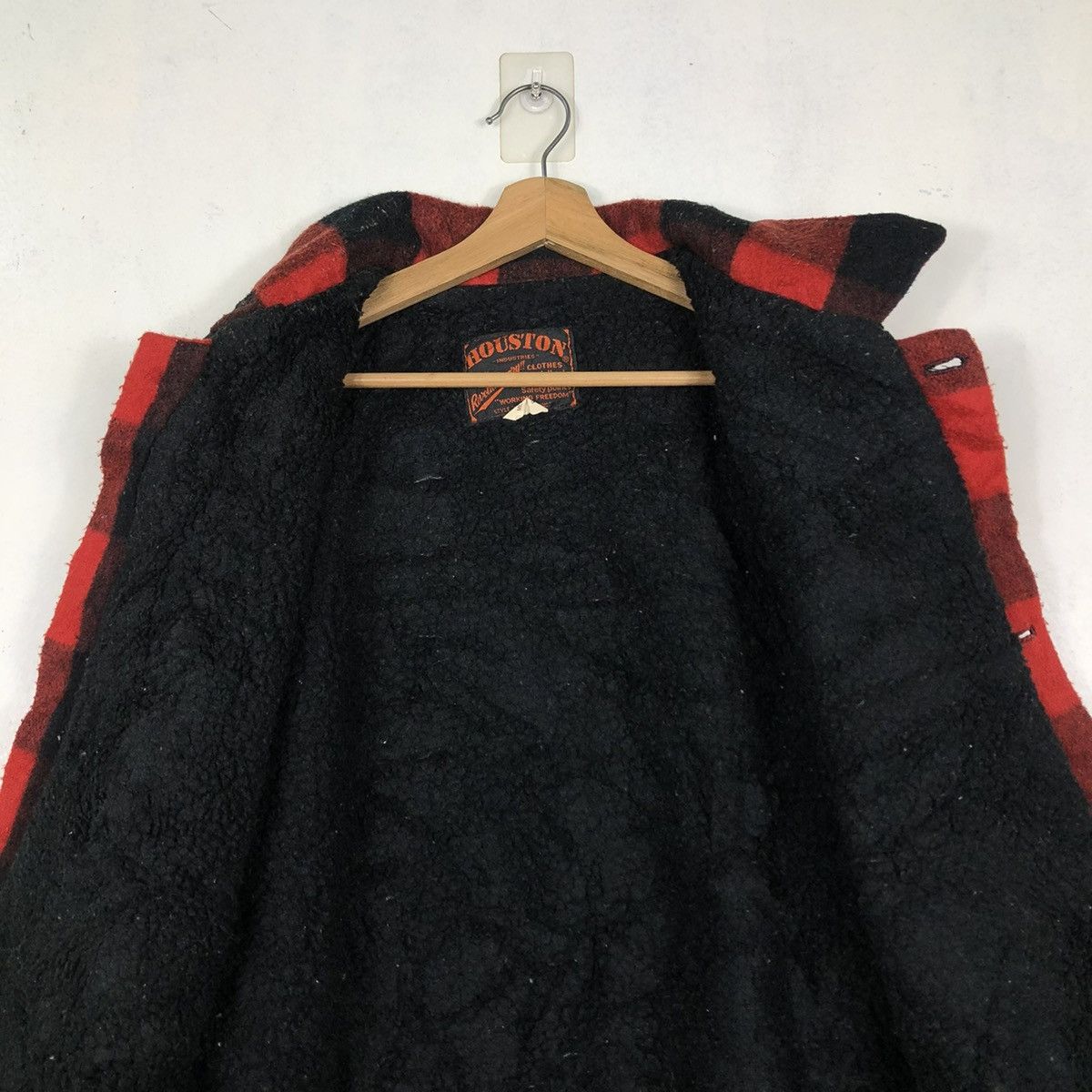 Japanese Brand 🔥VINTAGE WOOL BUTTON BOMBER JACKET HOUSTON TARTAN DESIGN Size US M / EU 48-50 / 2 - 17 Thumbnail