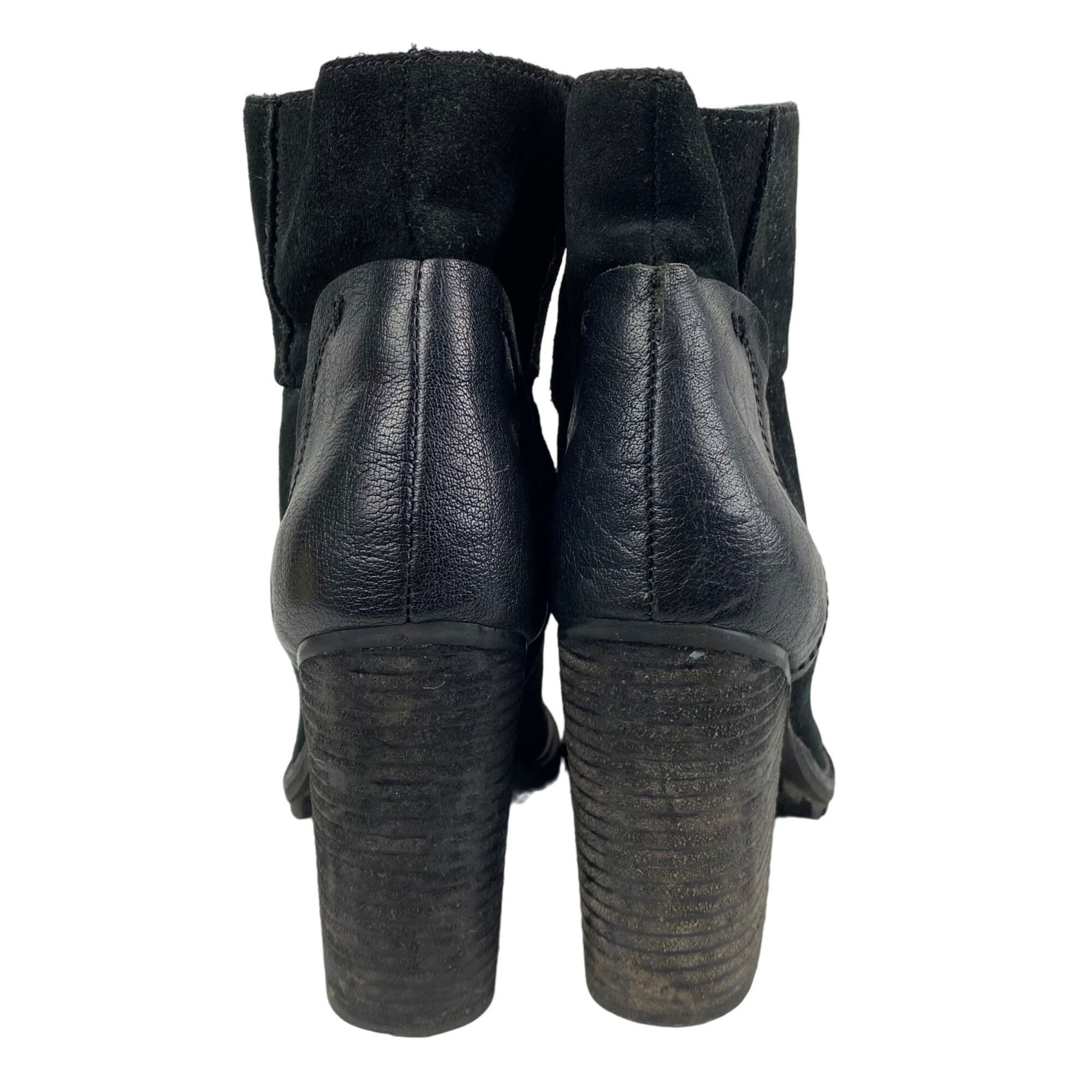 Sam Edelman Sam Edelman Franklin Black Suede Leather Block Heel ankle Bo Size US 10 / IT 40 - 4 Thumbnail