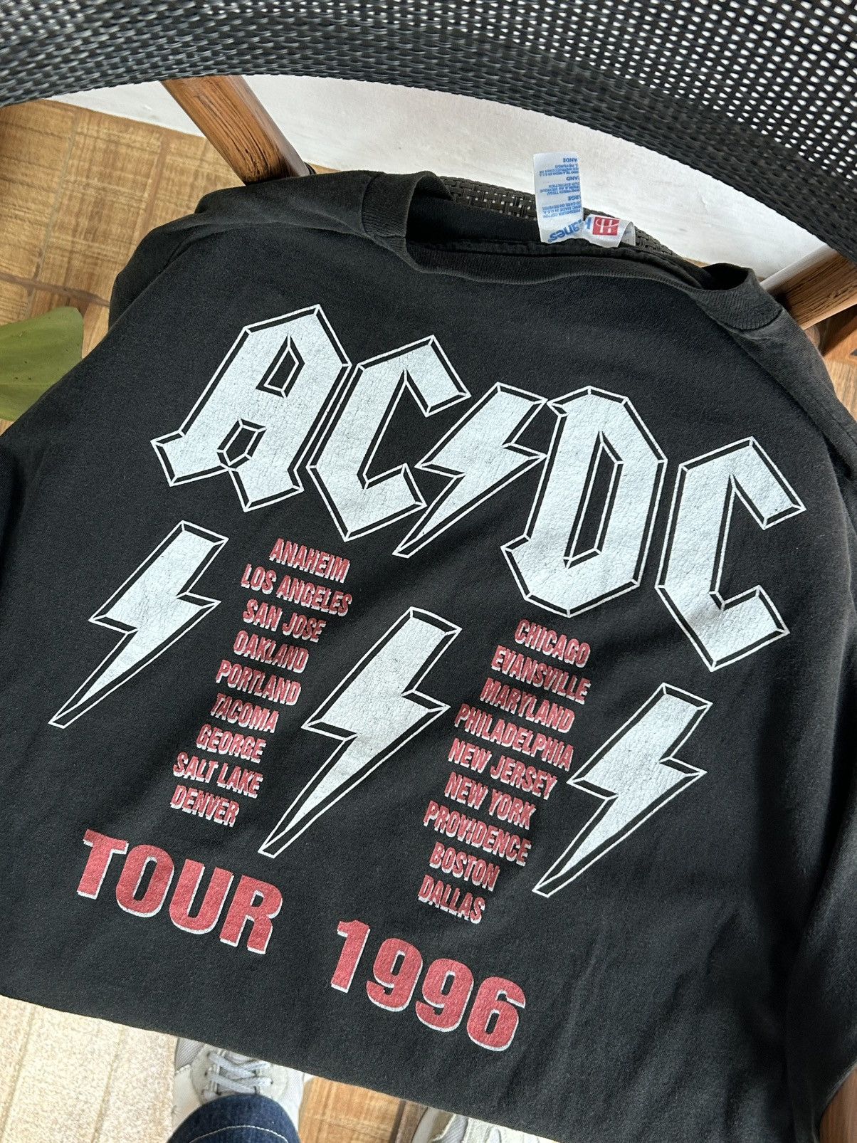 Band Tees Vintge acdc 1996 tour Size US XL / EU 56 / 4 - 9 Thumbnail