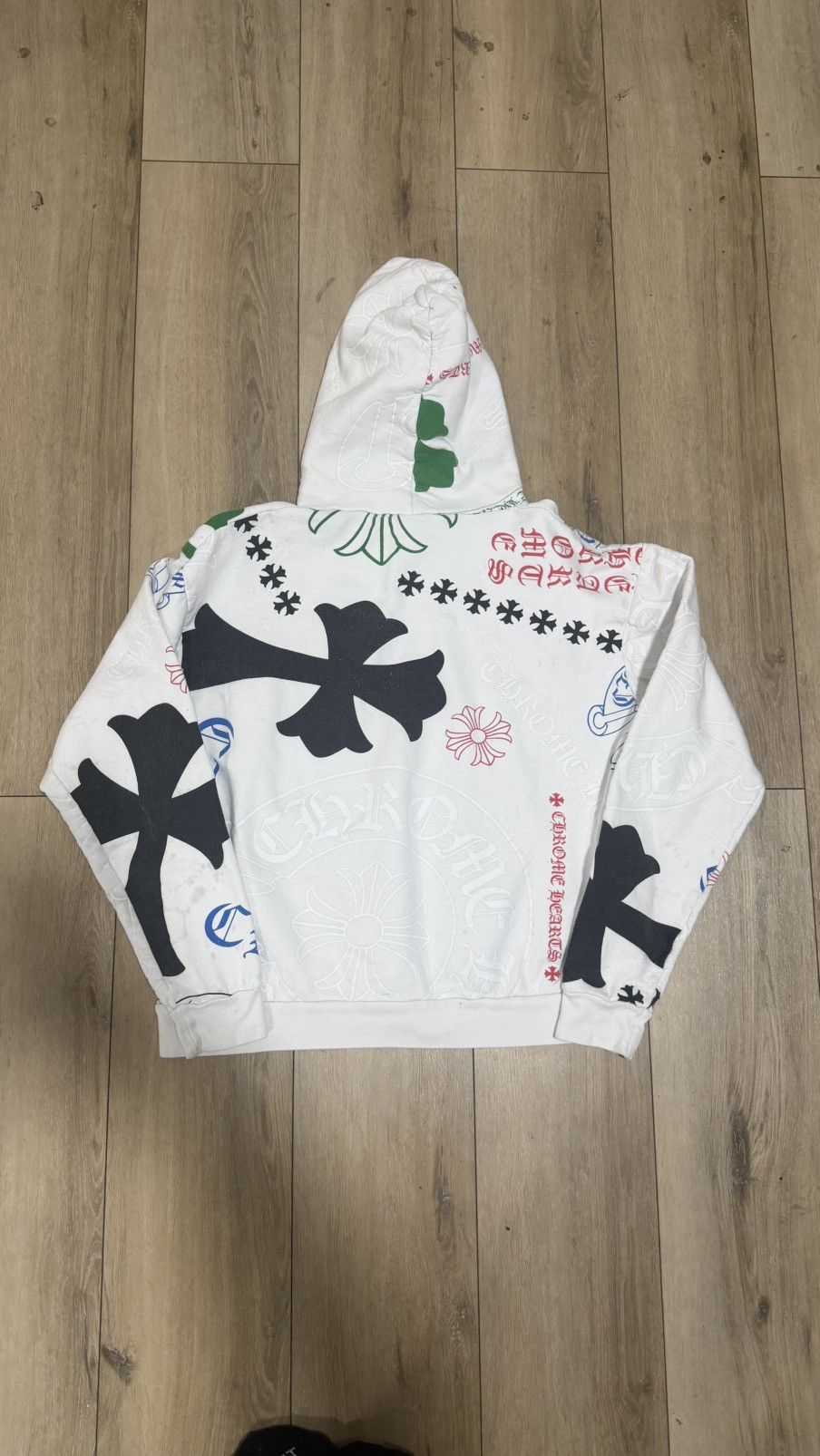 Chrome Hearts Chrome hearts white stencil hoodie Size US XS / EU 42 / 0 - 5 Thumbnail