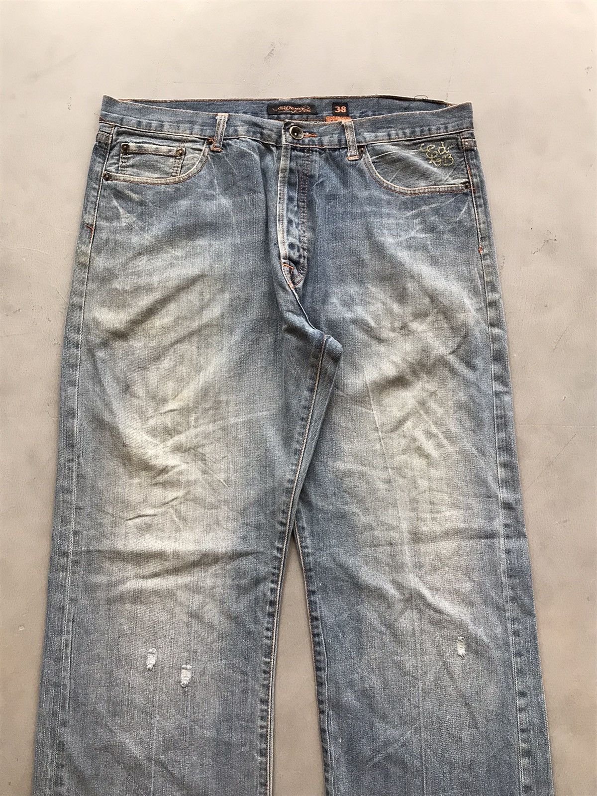 Ed Hardy Vintage Ed hardy embroidered denim Size US 38 / EU 54 - 5 Thumbnail