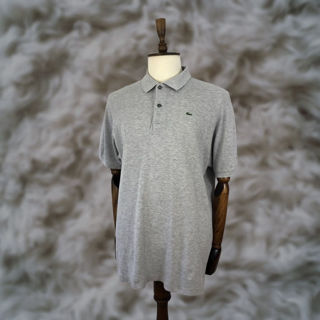 Lacoste Lacoste Polo Shirt Size 7 Gray Cotton Short Sleeve Men's Size US M / EU 48-50 / 2 - 1 Thumbnail