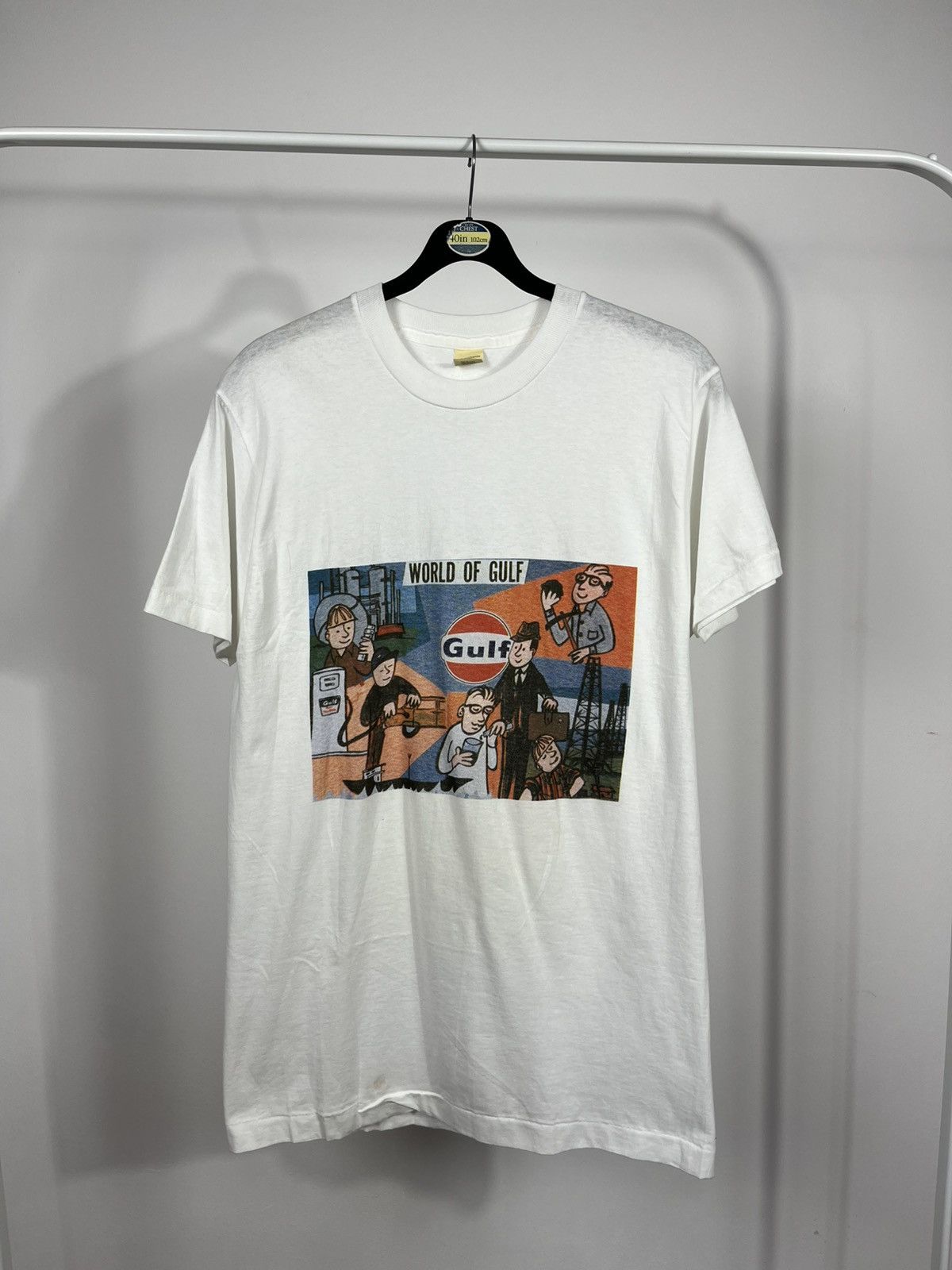 Other Vintage Gulf Oil Promo T-Shirt World of Gulf Made in Ireland Size US XL / EU 56 / 4 - 1 Thumbnail