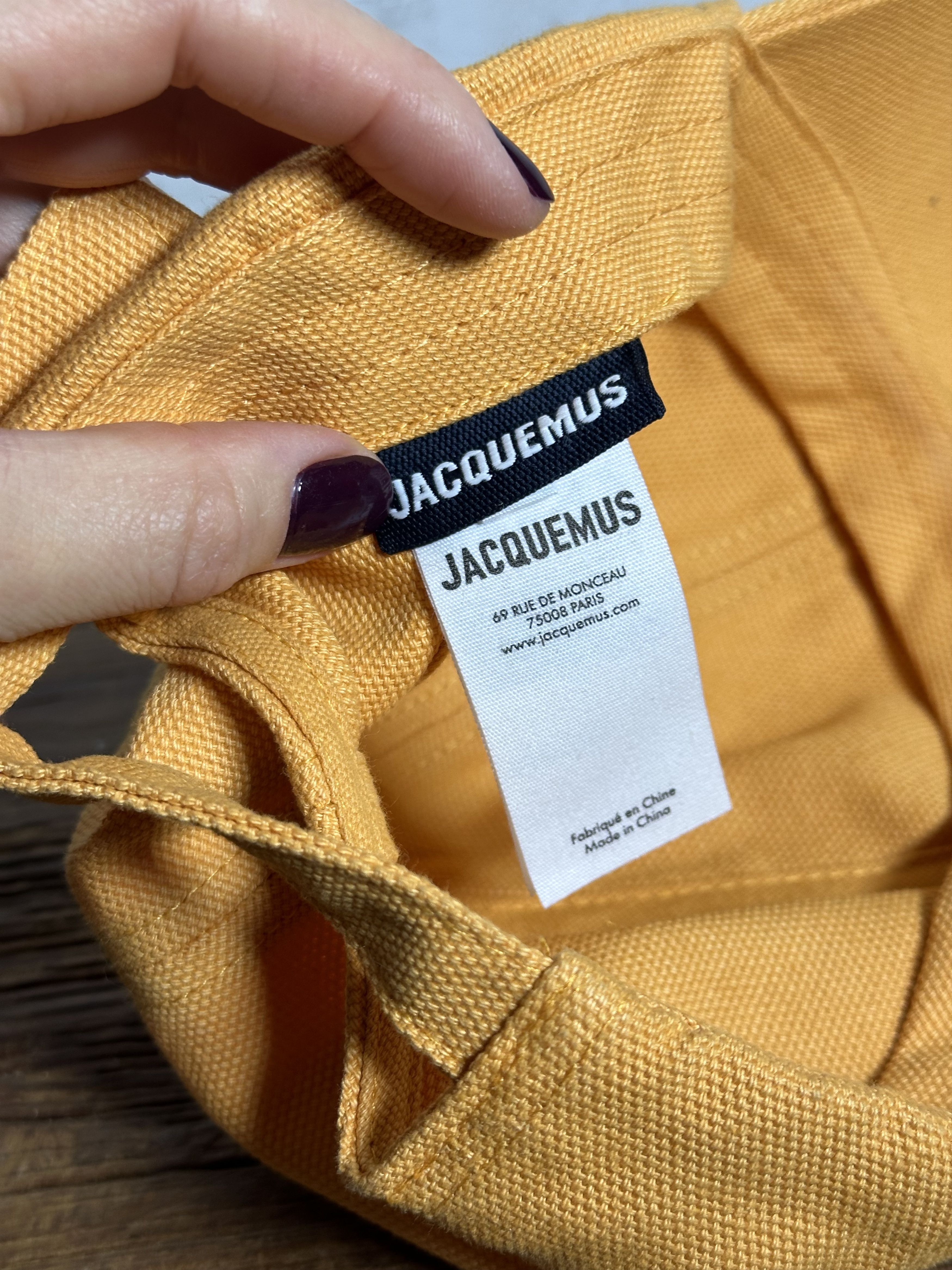 Jacquemus Jaquemus Le Bonnet Embroiedered Logo Cap Size ONE SIZE - 10 Thumbnail