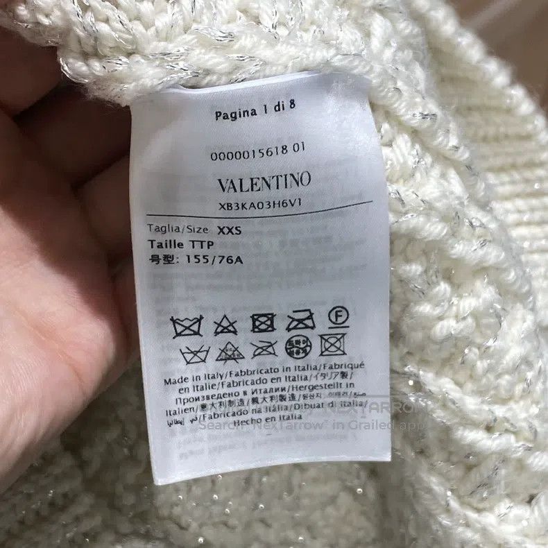 Valentino Valentino Sequin jacquard knitted cardigan Size XXS / US 00 / IT 34 - 5 Thumbnail