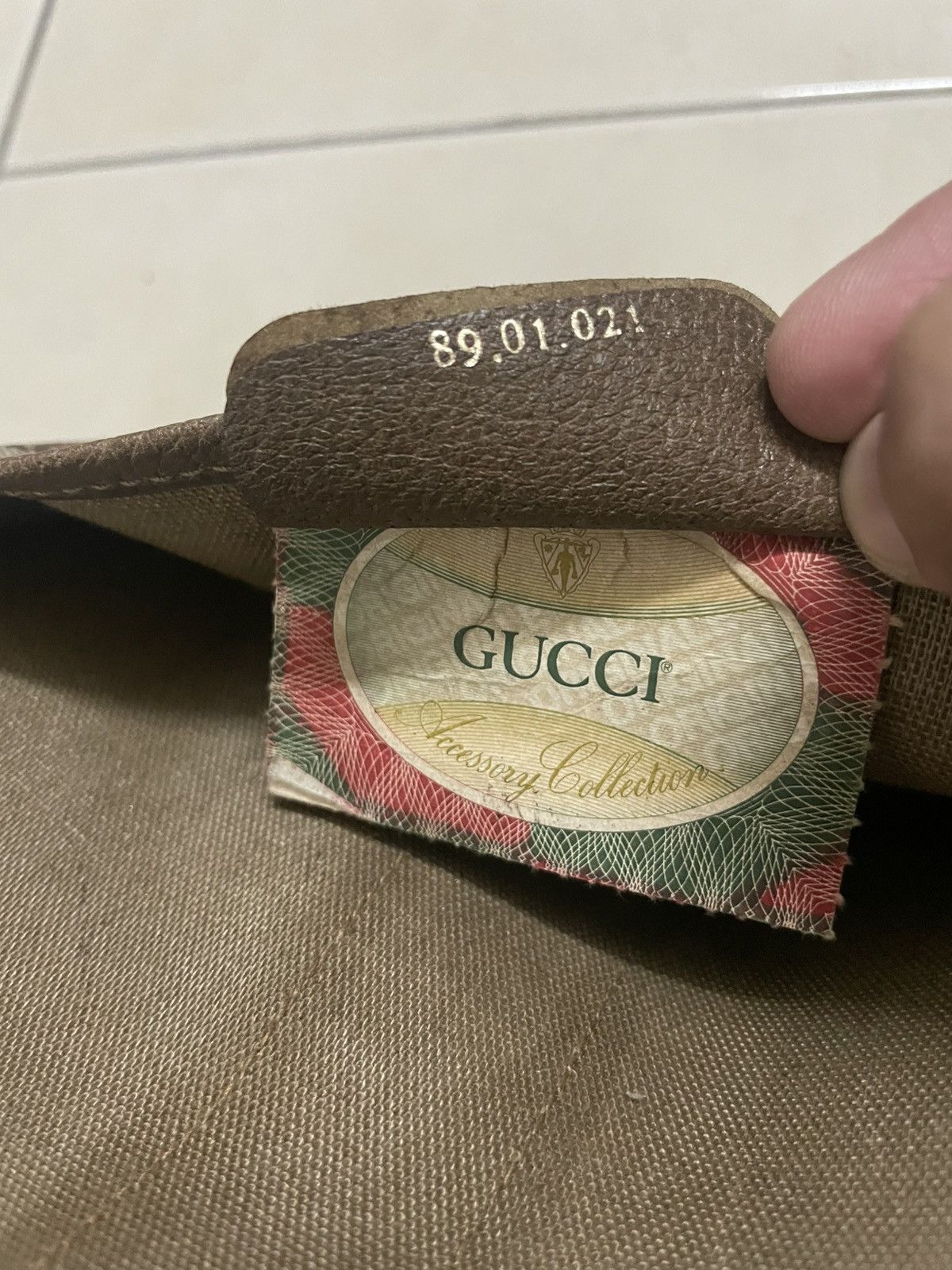 Gucci Vintage Gucci Sherry Line GG Mini Pouch Bag Size ONE SIZE - 5 Thumbnail