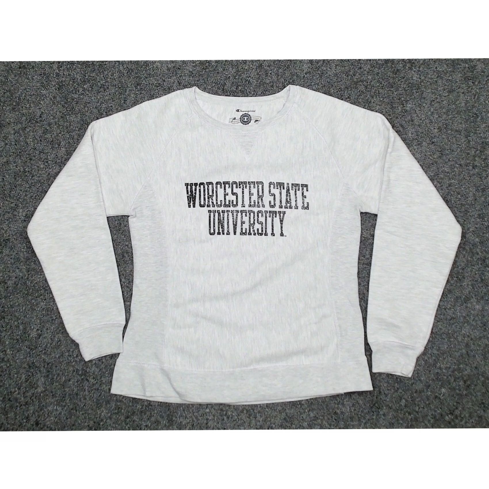 Champion Champion Reverse Weave Sweatshirt Worcester State Heather Gray Womens Medium Size M / US 6-8 / IT 42-44 - 3 Thumbnail