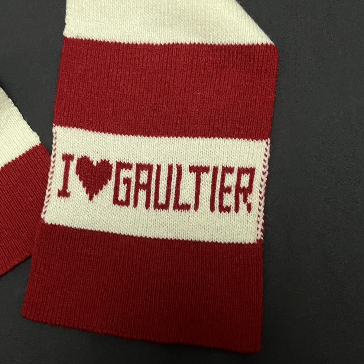 Designer × Jean Paul Gaultier ❤️ Jean Paul Gaultier Striped Scarf JPG Unisex One size Size ONE SIZE - 4 Thumbnail