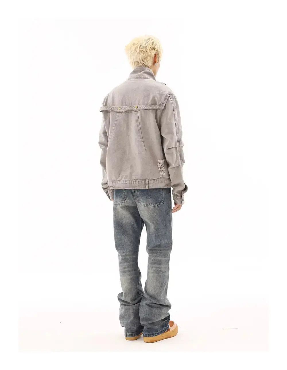 Designer × Japanese Brand × Vintage faded skate hiphop flared stack jeans Size US 30 / EU 46 - 3 Thumbnail