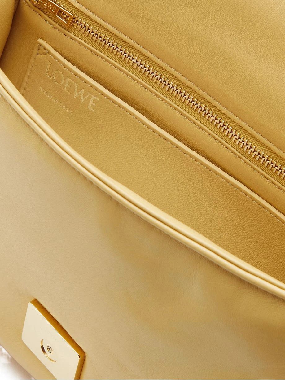 Loewe LOEWE Goya Medium Puffer Pleated Leather Handbag Size ONE SIZE - 3 Thumbnail