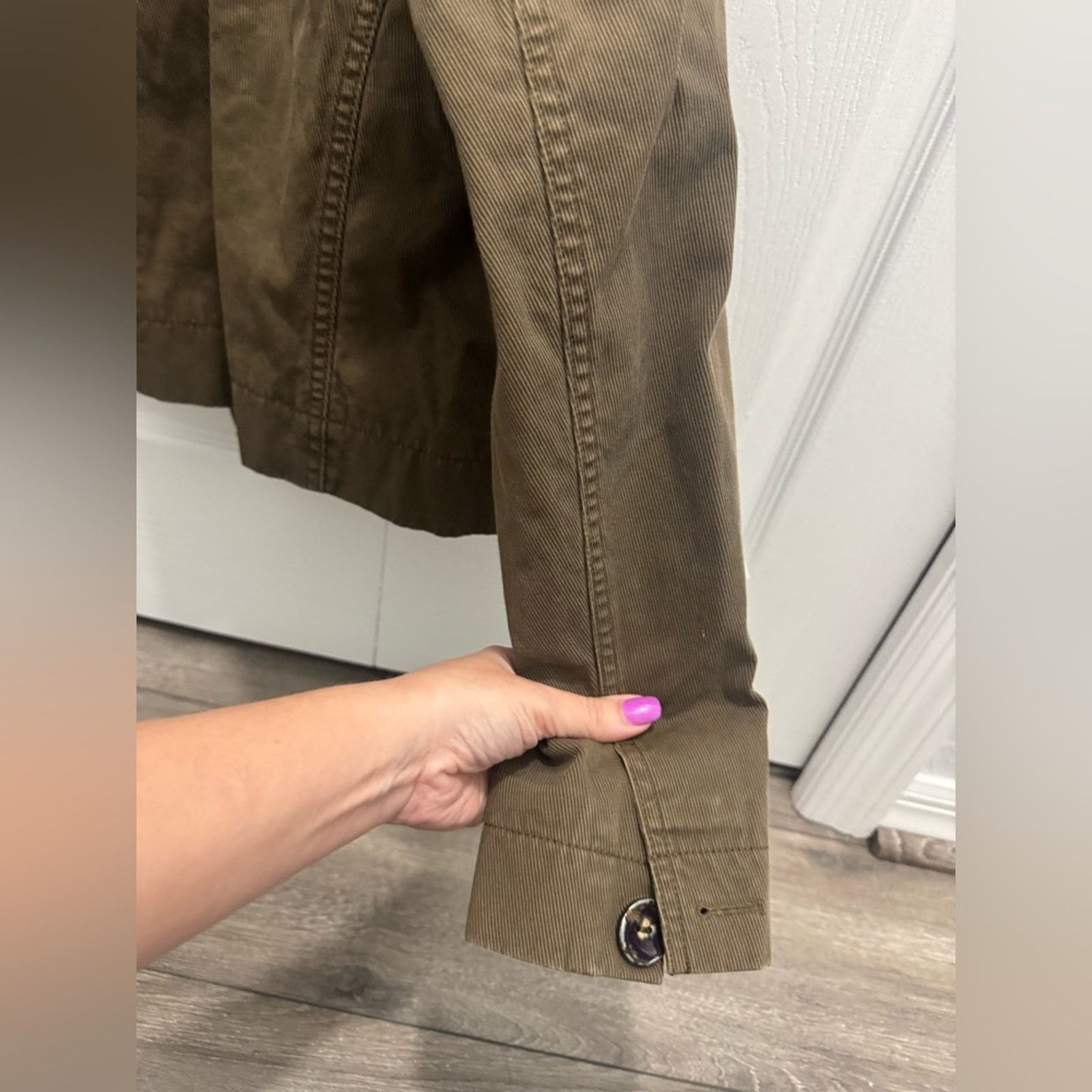 Tory Burch 179 Tory Burch $698 Olive Green Women's Jacket Size 6 Size M / US 6-8 / IT 42-44 - 13 Thumbnail