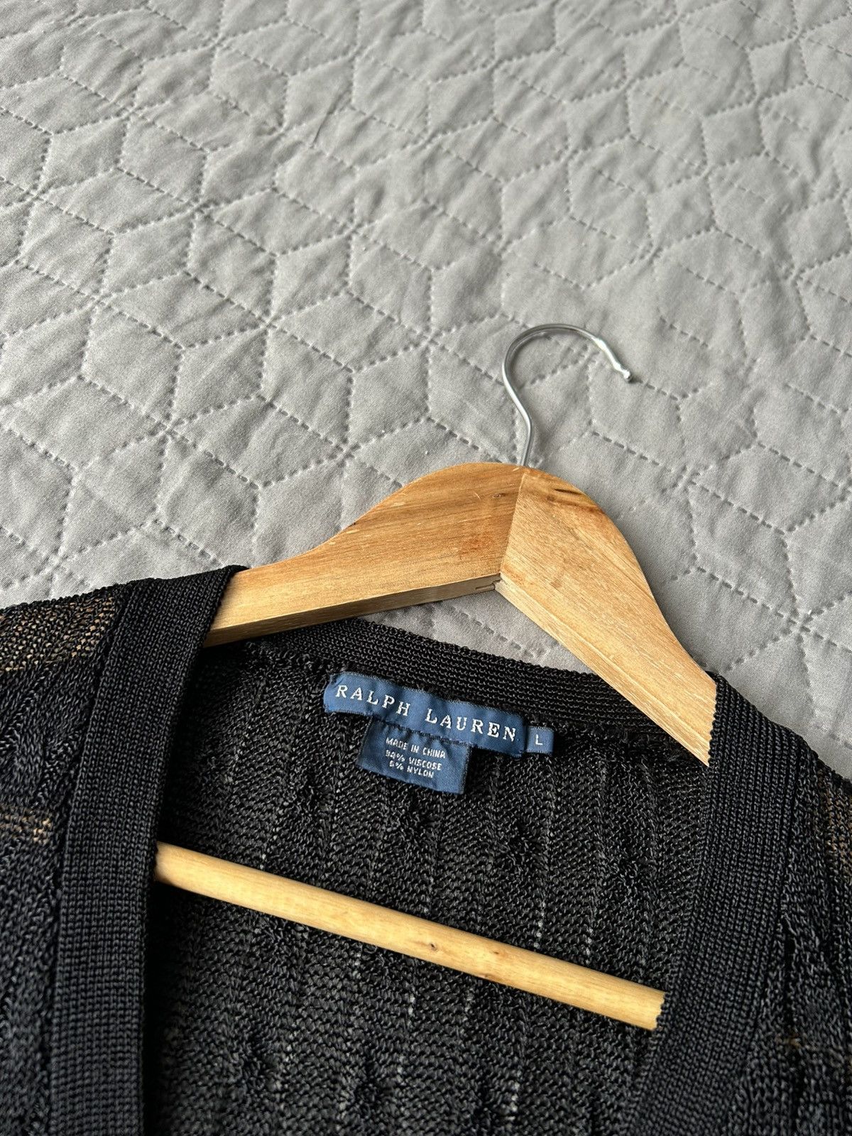 Polo Ralph Lauren Polo Ralph Lauren Vintage women's Viscose cardigan size L Size L / US 10 / IT 46 - 5 Thumbnail