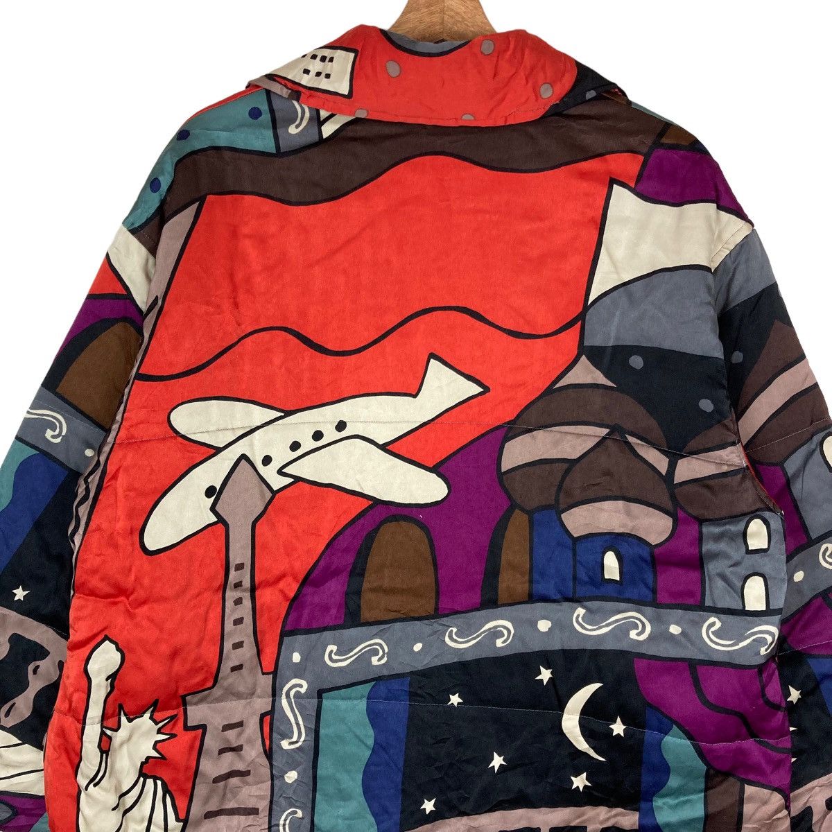 Vintage Vintage enricodomani Art Design Flat Button Jacket Size US L / EU 52-54 / 3 - 5 Thumbnail