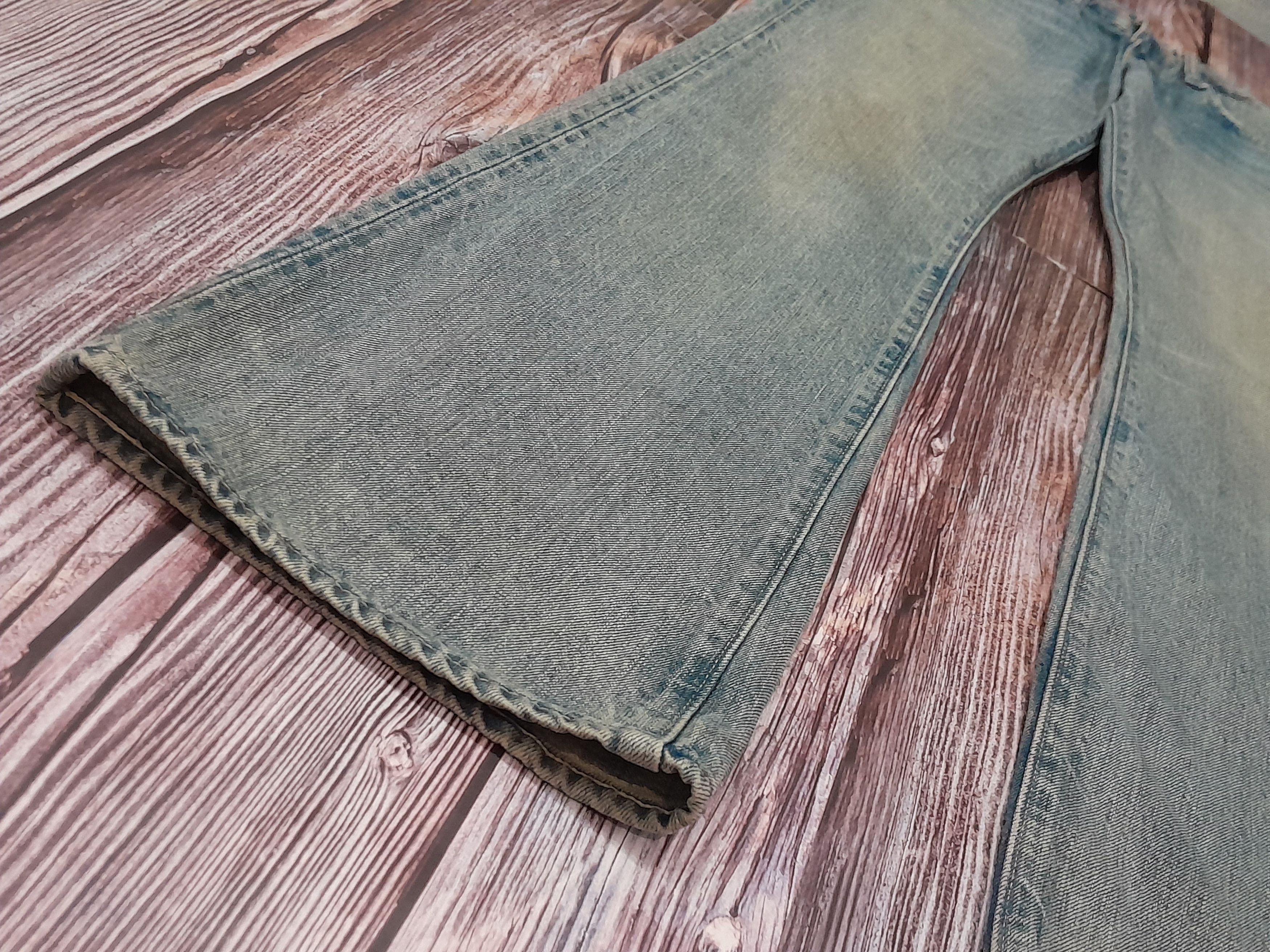 Sugar Cane Sugar Cane Bootcut Flare Bell Bottom Jeans Vintage Size US 32 / EU 48 - 3 Thumbnail