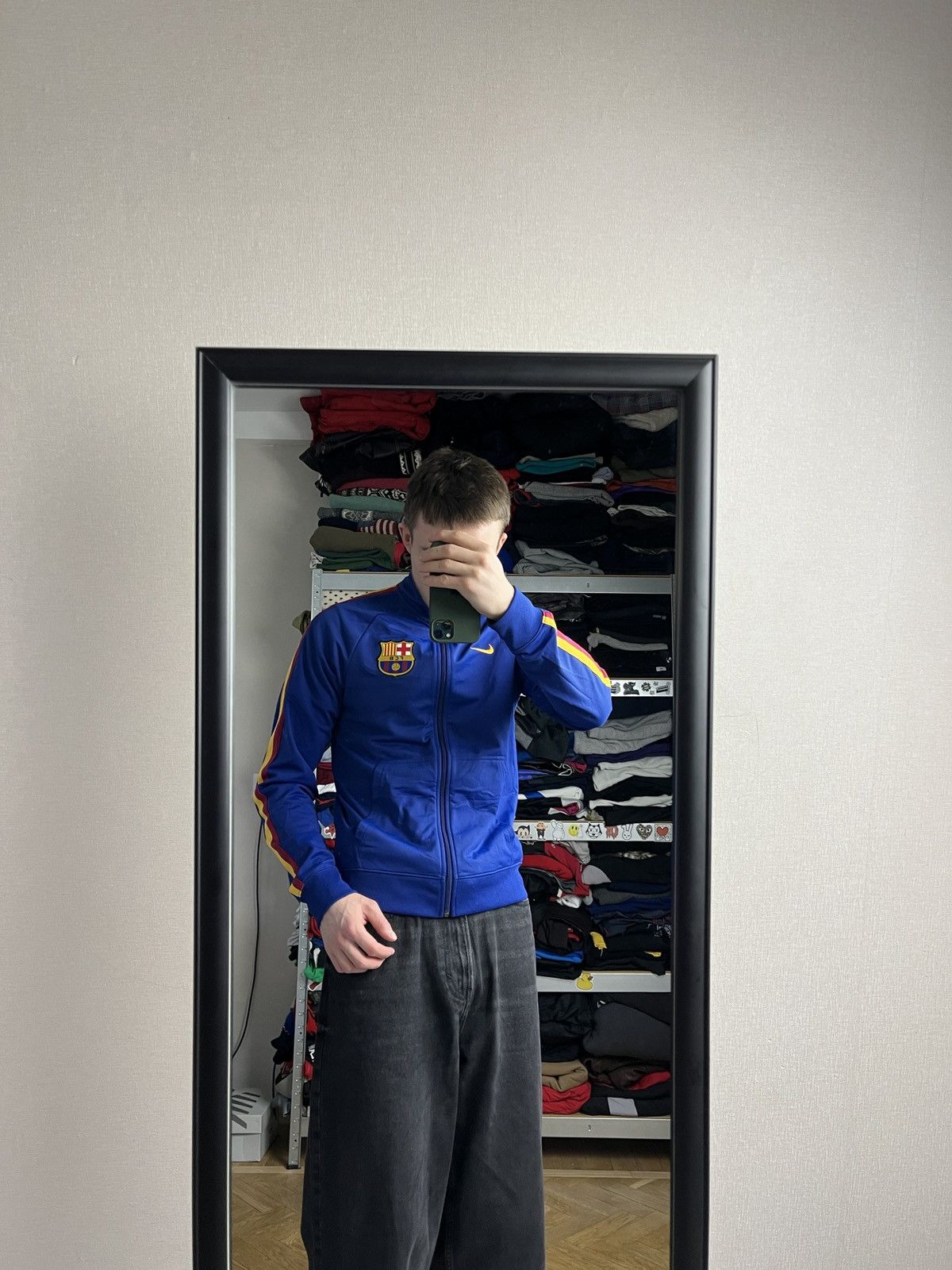 Nike Nike F.C. Barcelona Football Track Top Soccer Jacket Rare Size US S / EU 44-46 / 1 - 2 Thumbnail