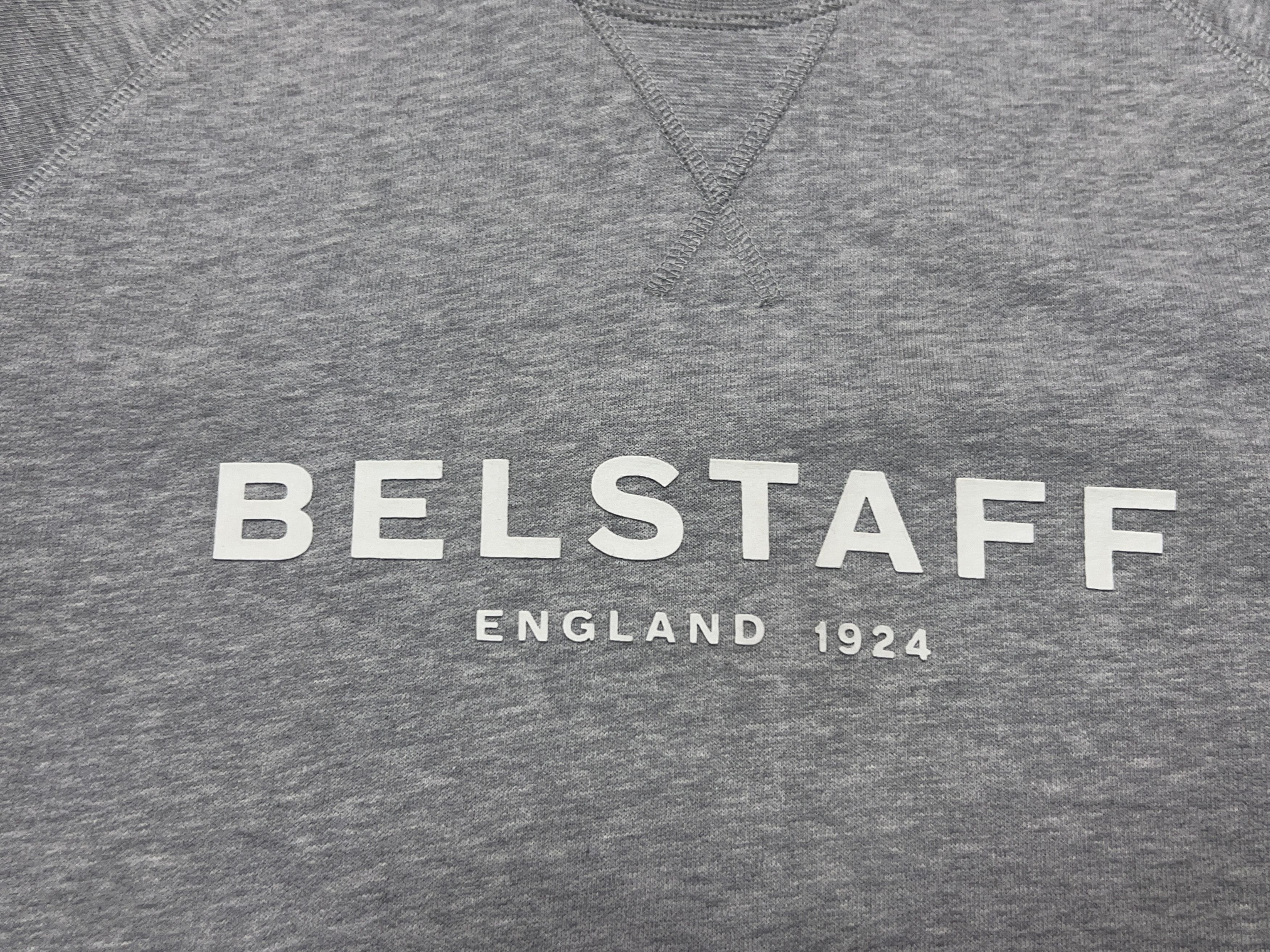 Belstaff England Big Logo Gray Sweatshirt Pullover Sweater Cotton Size US M / EU 48-50 / 2 - 3 Thumbnail