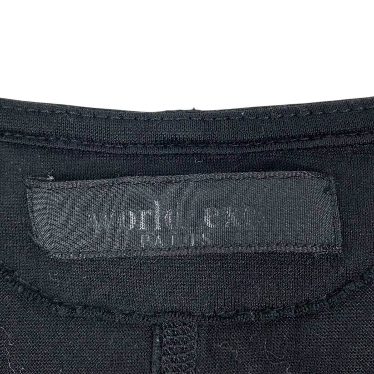 Japanese Brand WORLD EXE PARIS Plain Japanese Brand Short Sleeve Shirt Size US XS / EU 42 / 0 - 4 Thumbnail