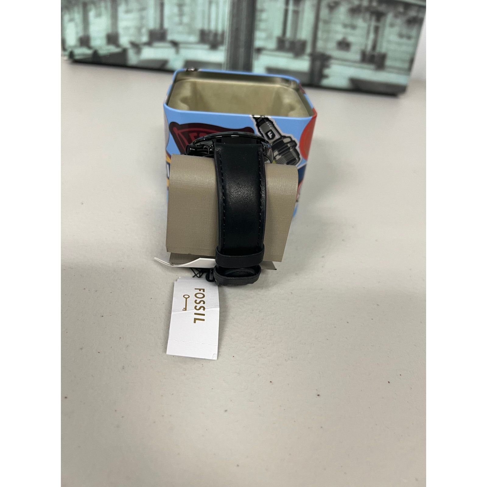 Fossil Fossil BQM2364 Fenmore Multifunction Black Leather Watch Size ONE SIZE - 4 Thumbnail