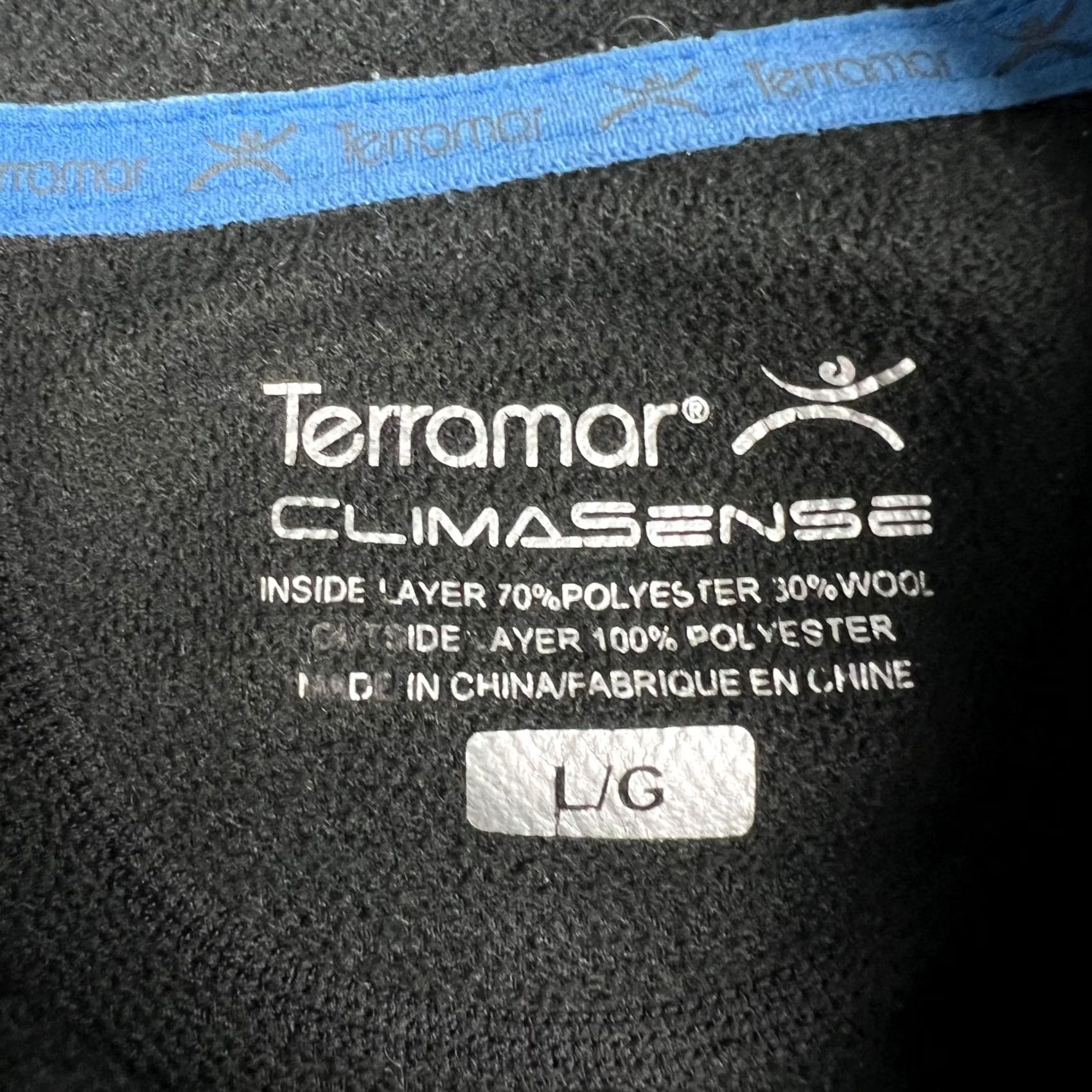 Vintage Terramar Climasense Wool Quarter Zip Baselayer Pullover Large Mens Black Hiking Pullover Size US L / EU 52-54 / 3 - 3 Thumbnail