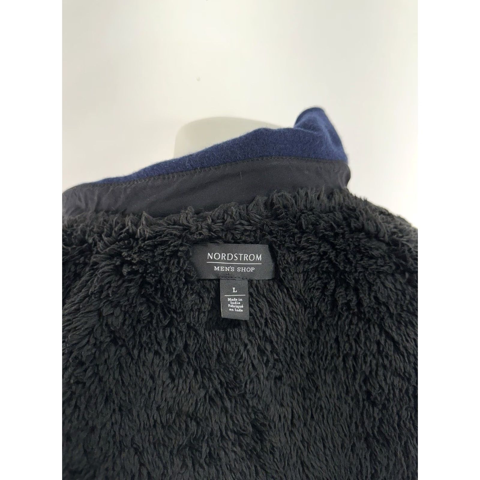 Nordstrom NORDSTROM Wool High Pile Sherpa Fur Lined Ranch Field Mens L Jacket MINT - Blue - L - Wool Blend - Fur Lining - Ranch Style - Jacket - Men Size US L / EU 52-54 / 3 - 5 Thumbnail