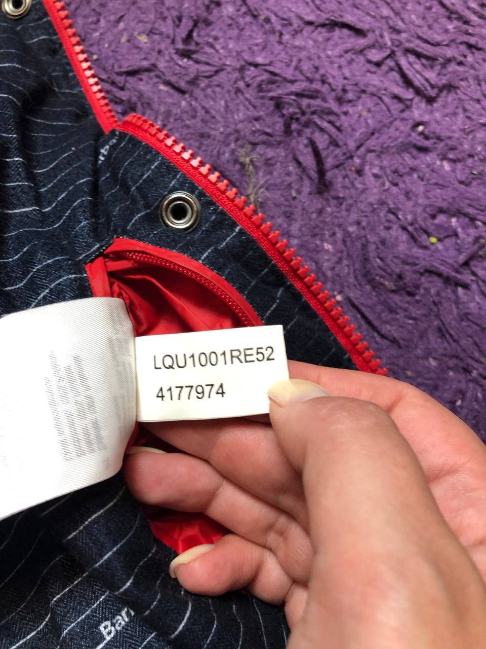 Barbour LADIES BARBOUR SEAWARD Quilt Jacket Red Size L / US 10 / IT 46 - 5 Thumbnail