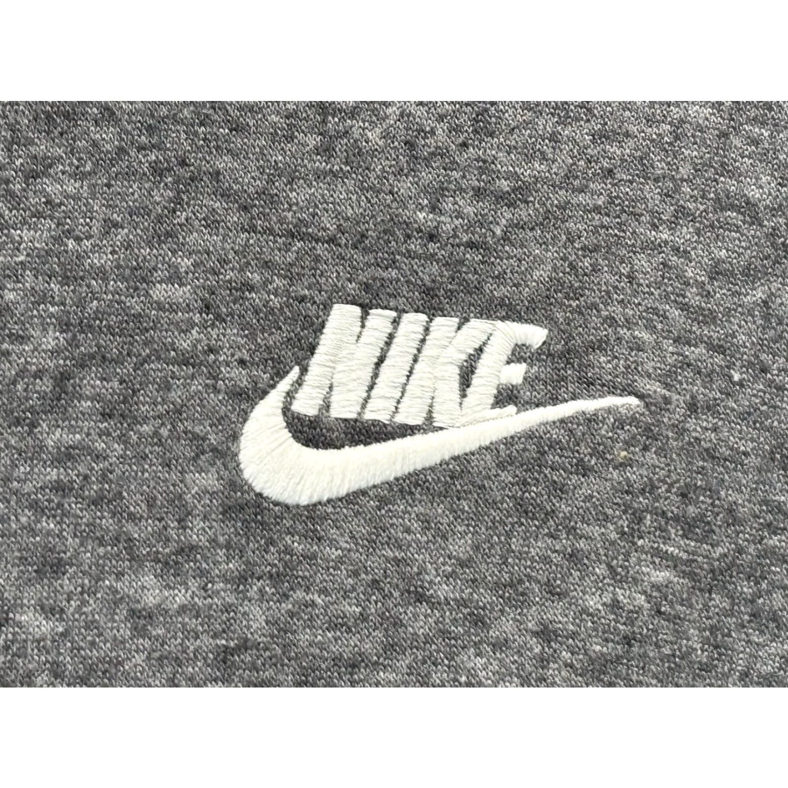 Nike Vtg Nike Hoodie Sweatshirt Sz Large Unisex Grey Cowl Neck Blue Tag Short Sleeve Size L / US 10 / IT 46 - 4 Thumbnail