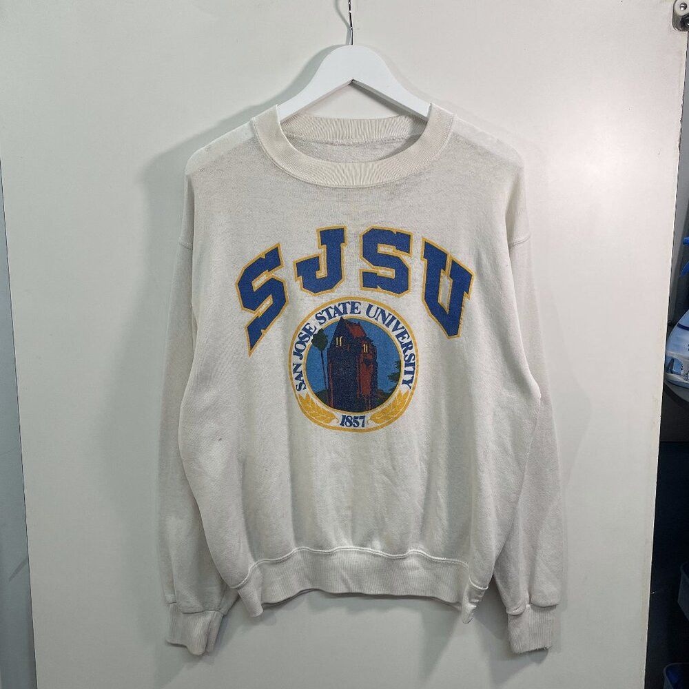Vintage San Jose State University Crewneck Size US M / EU 48-50 / 2 - 1 Thumbnail