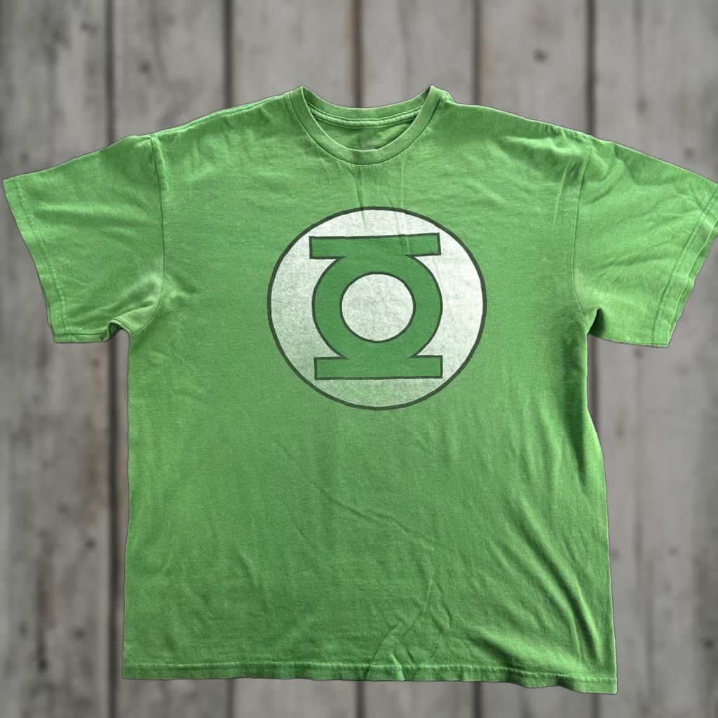 DC Comics VINTAGE Green Lantern Shirt DC Comics Superhero T-Shirt Men Large Green Graphic Tee Movies Size US XL / EU 56 / 4 - 1 Thumbnail