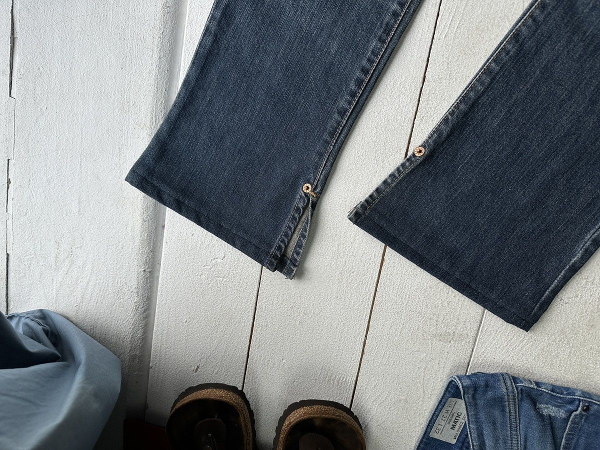 Levi's LOW BOOTCUT🚨Vintage 90s Levis Jeans 547 03 Light Wash Denim Size 28" / US 6 / IT 42 - 4 Thumbnail
