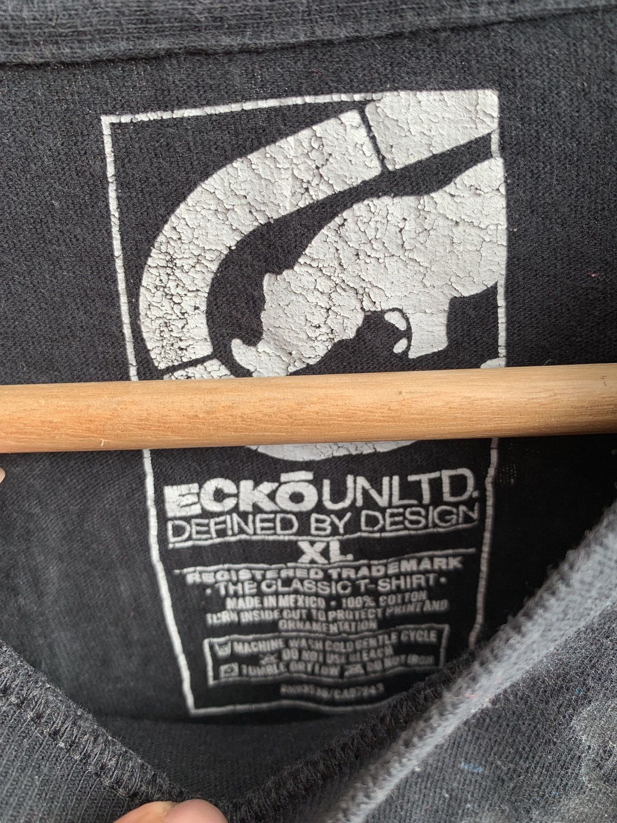 Ecko Unltd. × Vintage VINTAGE ECKO UNLTD AOP GRUNGE TEE Y2K Size US XL / EU 56 / 4 - 3 Thumbnail