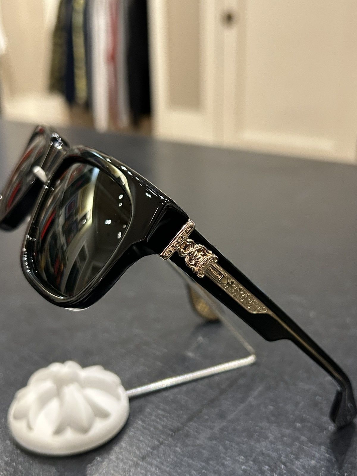 Chrome Hearts Chrome Hearts ‘Box Officer’ Sunglasses Size ONE SIZE - 3 Thumbnail