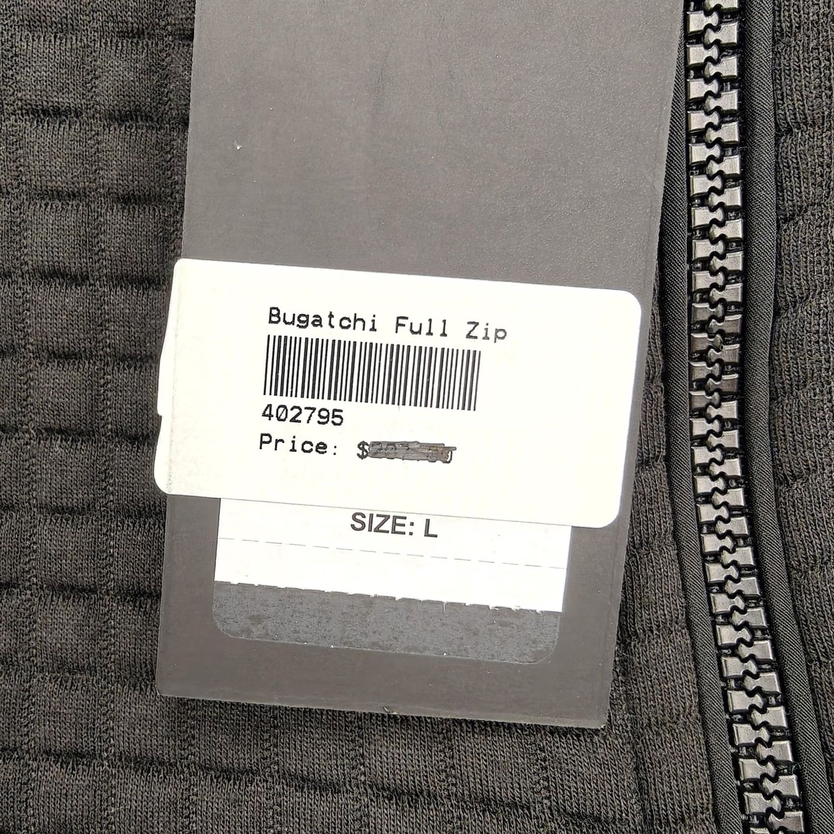 BUGATCHI BUGATCHI Jacket Mens L Black Full Zip Knit Bomber Rancho Valencia TT2450K66 Size US L / EU 52-54 / 3 - 3 Thumbnail
