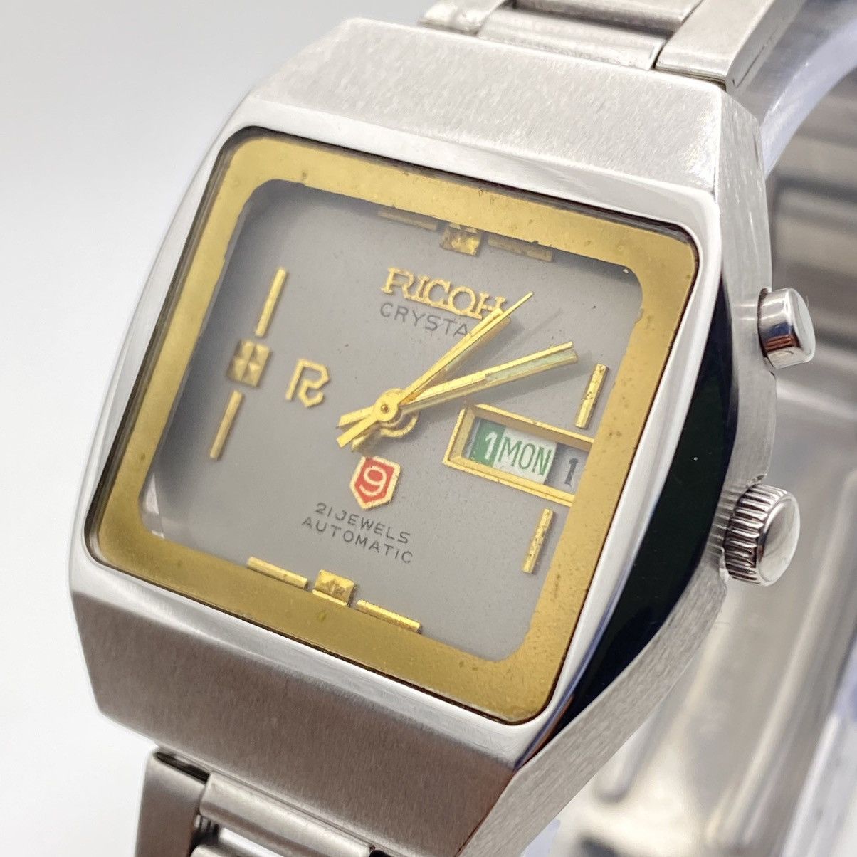 Vintage Ricoh Automatic Vintage Men’s Watch – Gray Dial – 34mm Size 34 - 1 Thumbnail
