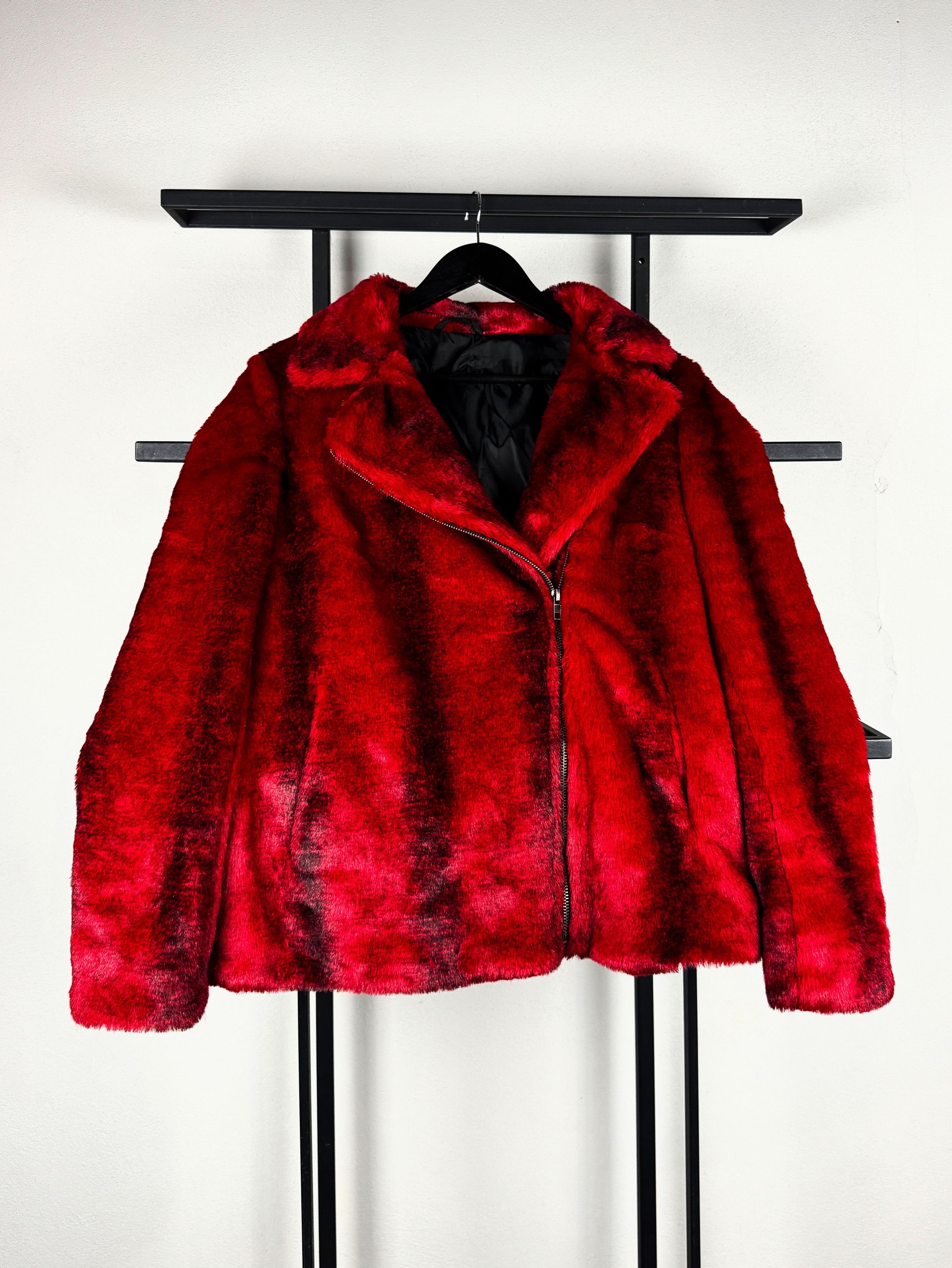 Hysteric Glamour Opium Japanese Fur Mohair Asymmetrical Zip Jacket 90s Y2K Size US S / EU 44-46 / 1 - 1 Thumbnail
