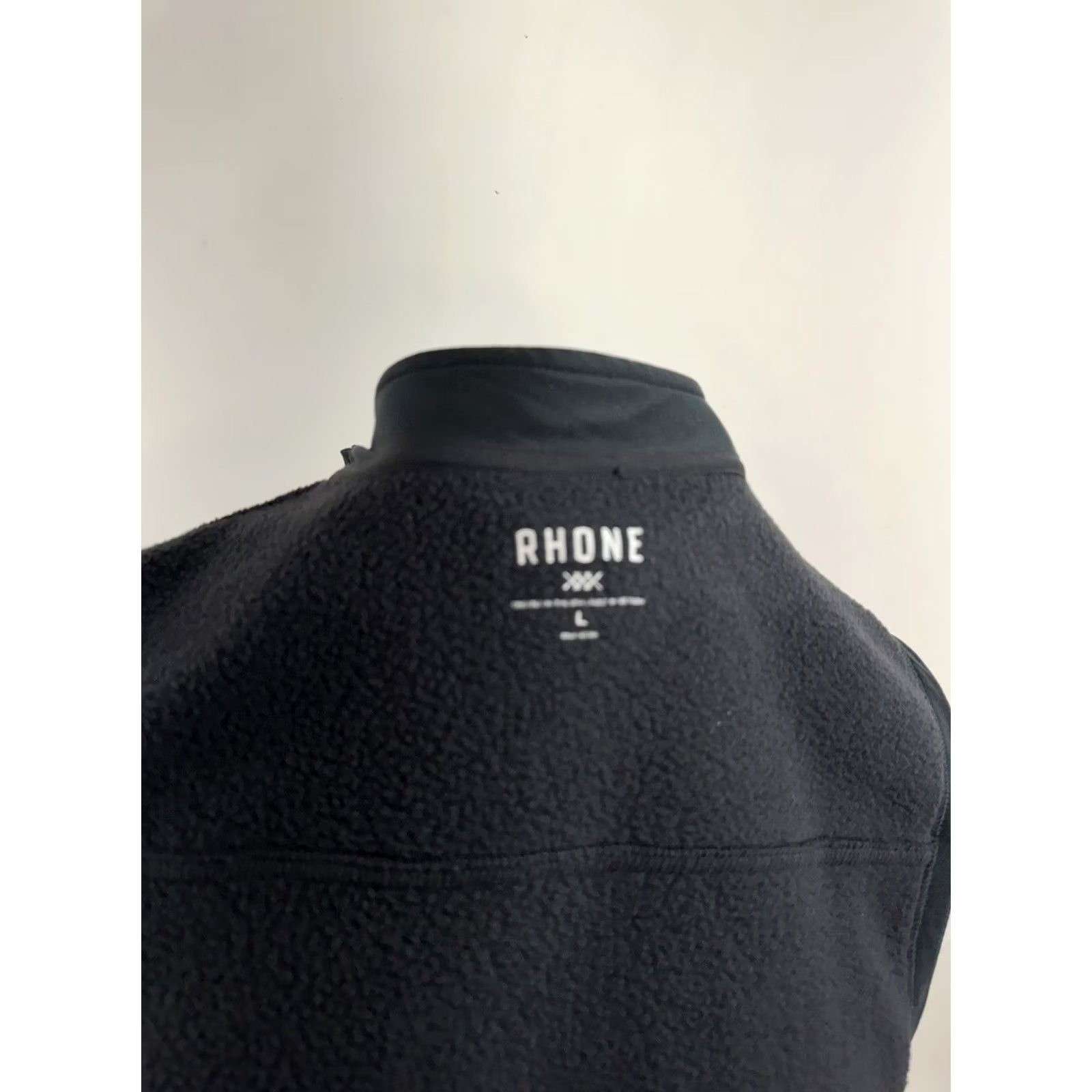 Rhone Rhone Vest Fleece Lined Full Zip Mens L Black Size US L / EU 52-54 / 3 - 7 Thumbnail