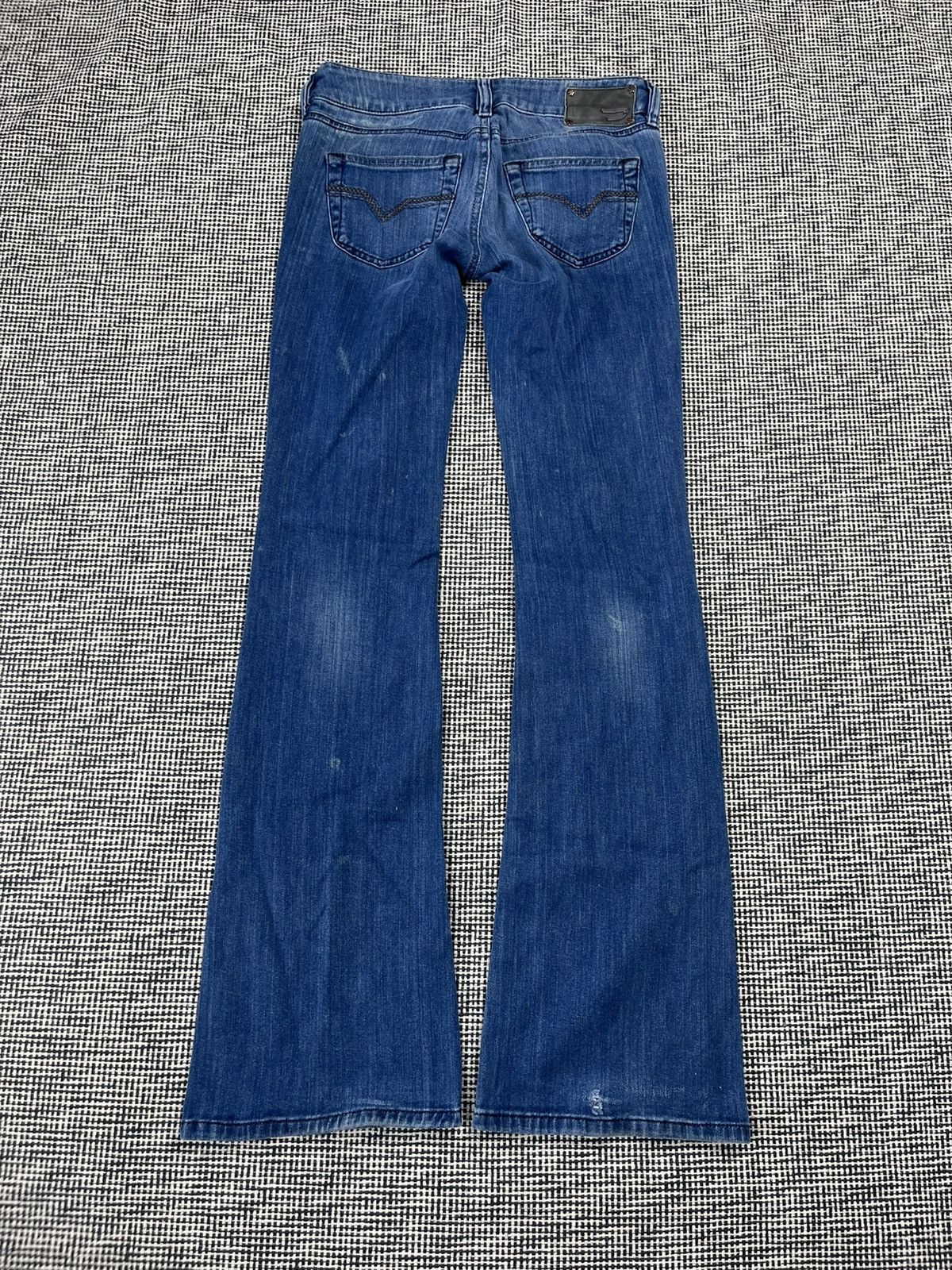 Diesel × Vintage Diesel Y2K low rise bootcut flares bell bottoms jeans Size 27" / US 4 / IT 40 - 3 Thumbnail