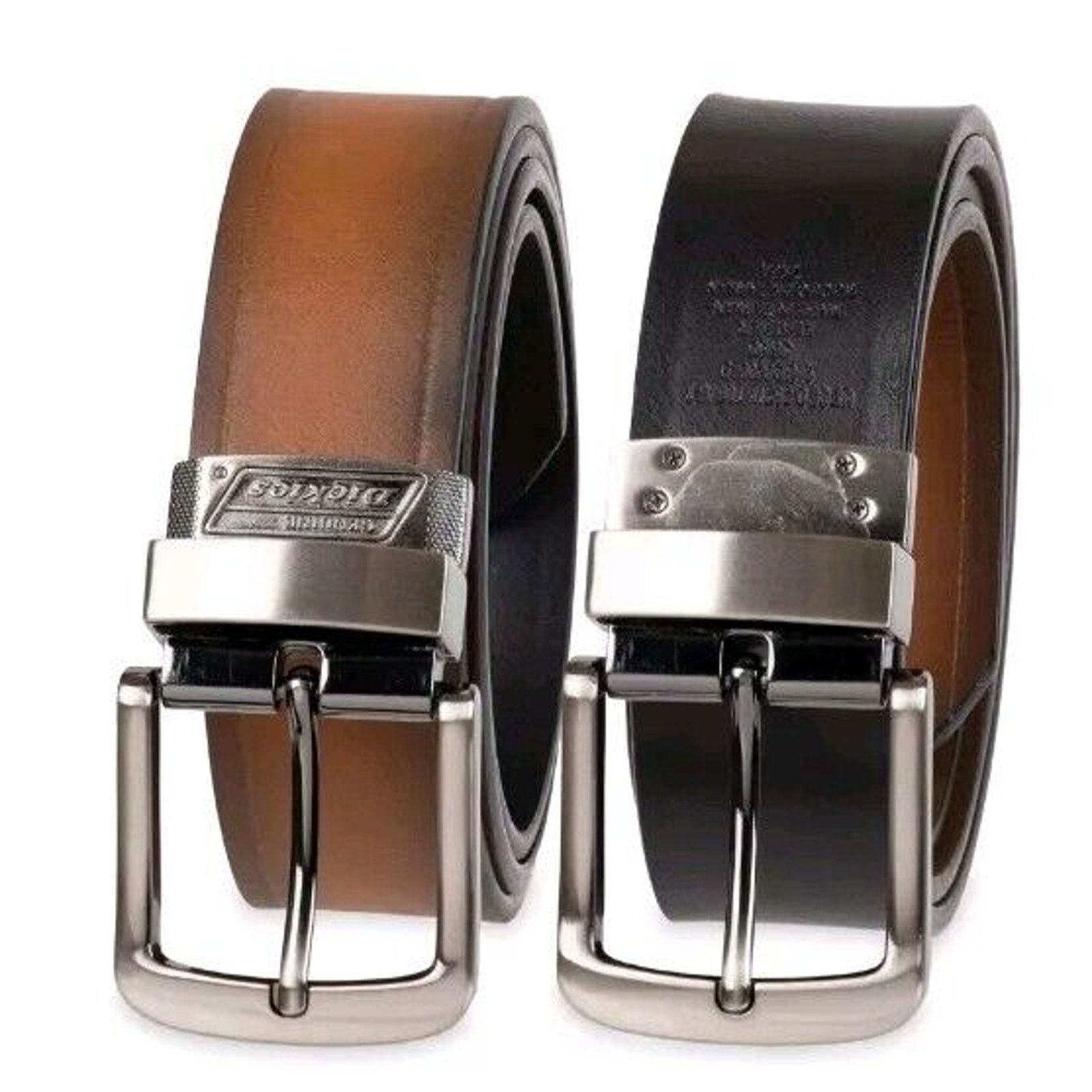 Dickies Dickies Belt Men's 50-52 Brown Black Two-In-One Reversible Size 46 - 1 Thumbnail