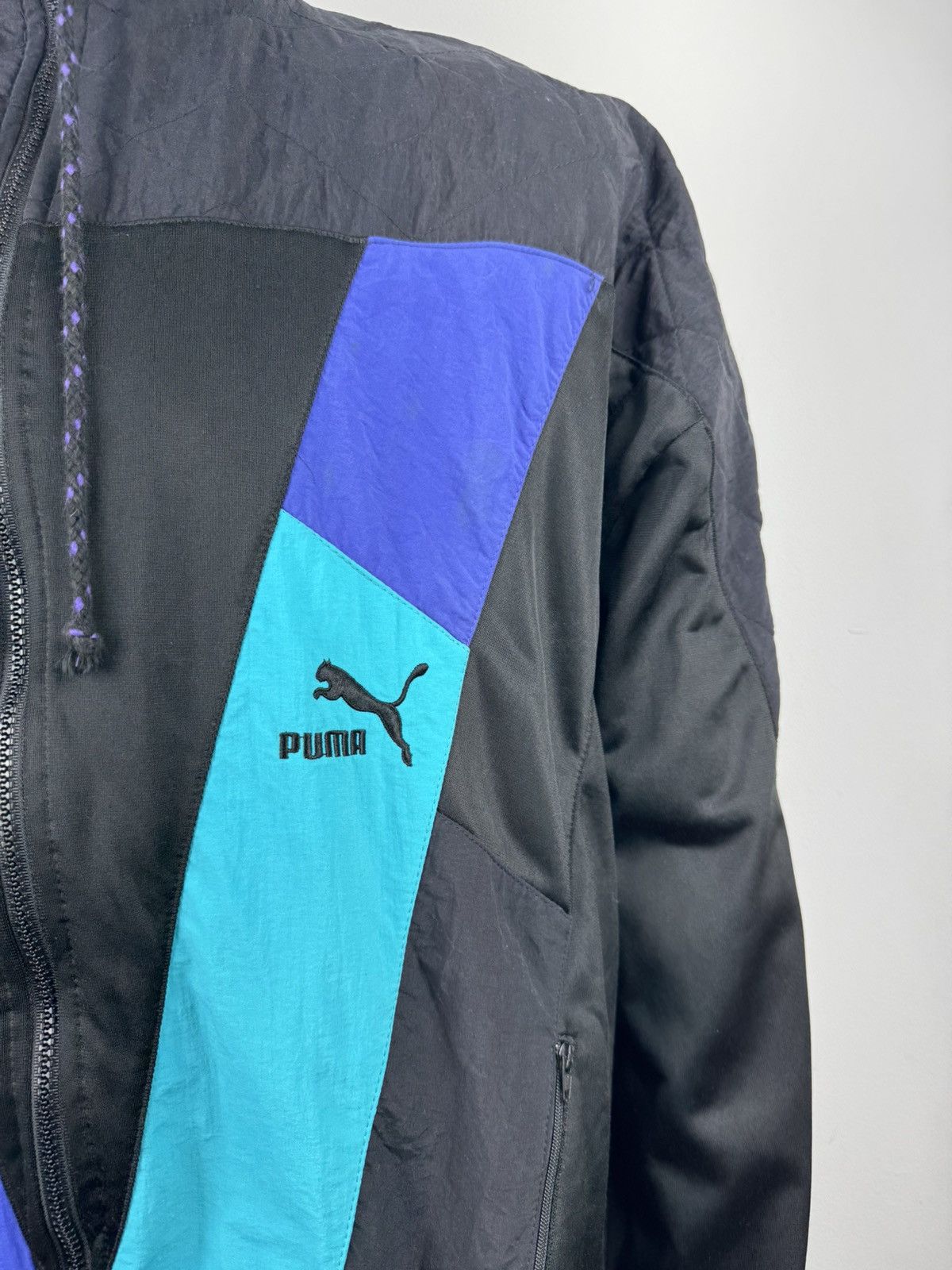 Puma × Vintage Puma Sportswear Retro Track Top Oversized Jacket size 42 Size US XL / EU 56 / 4 - 3 Thumbnail