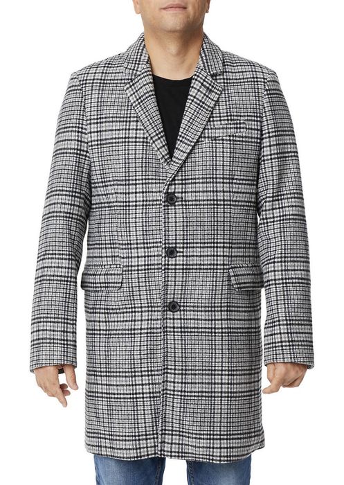 Vince Camuto Notch Collar Wool Coat