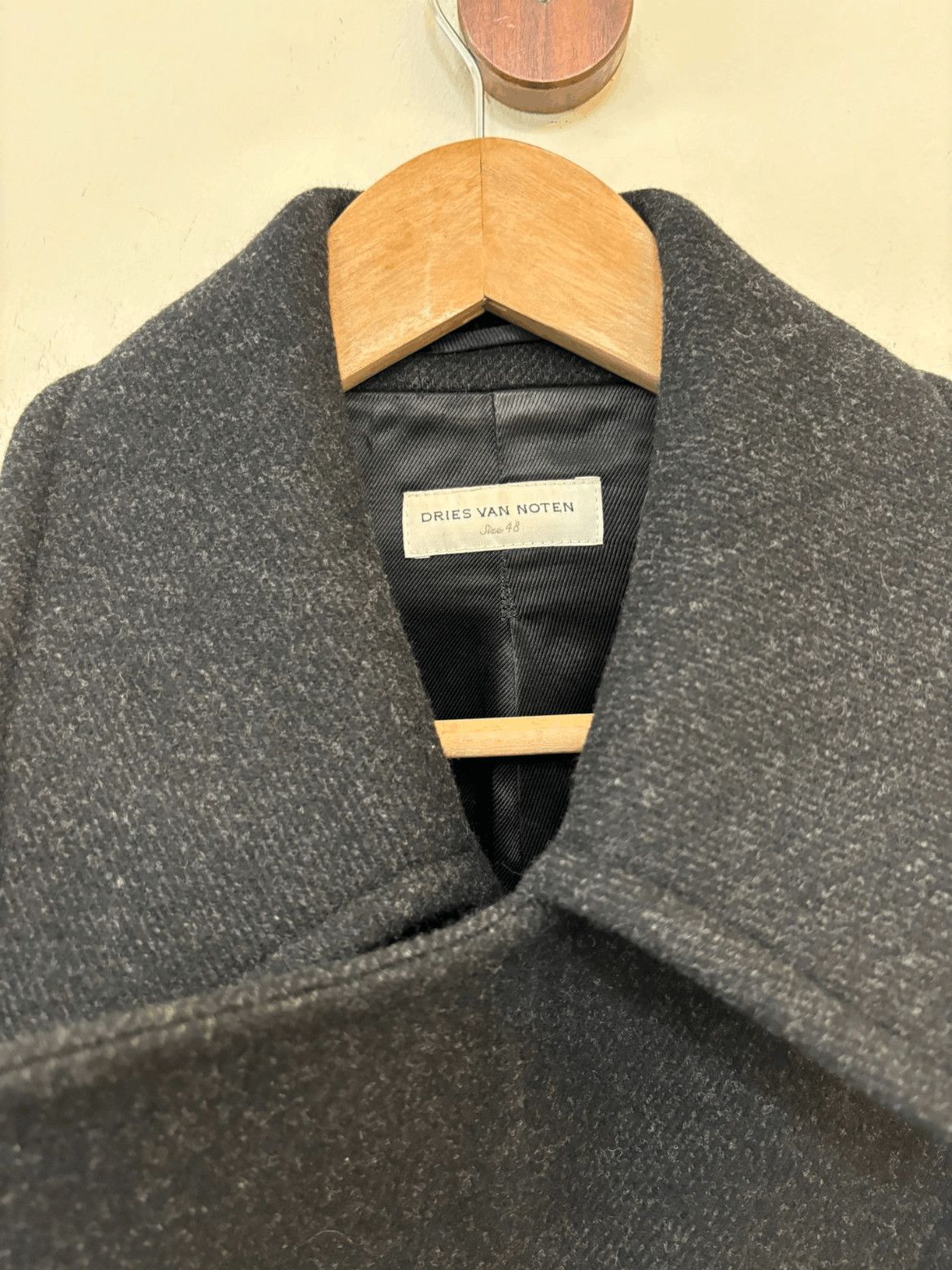 Dries Van Noten Sz 48 Dries Van Noten Double Button Wool Jacket Size US M / EU 48-50 / 2 - 2 Thumbnail