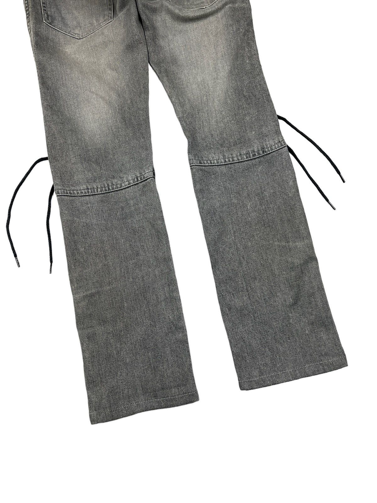 Tornado Mart Tornado Mart Lace Up Slim Jeans Size 32" / US 10 / IT 46 - 6 Thumbnail