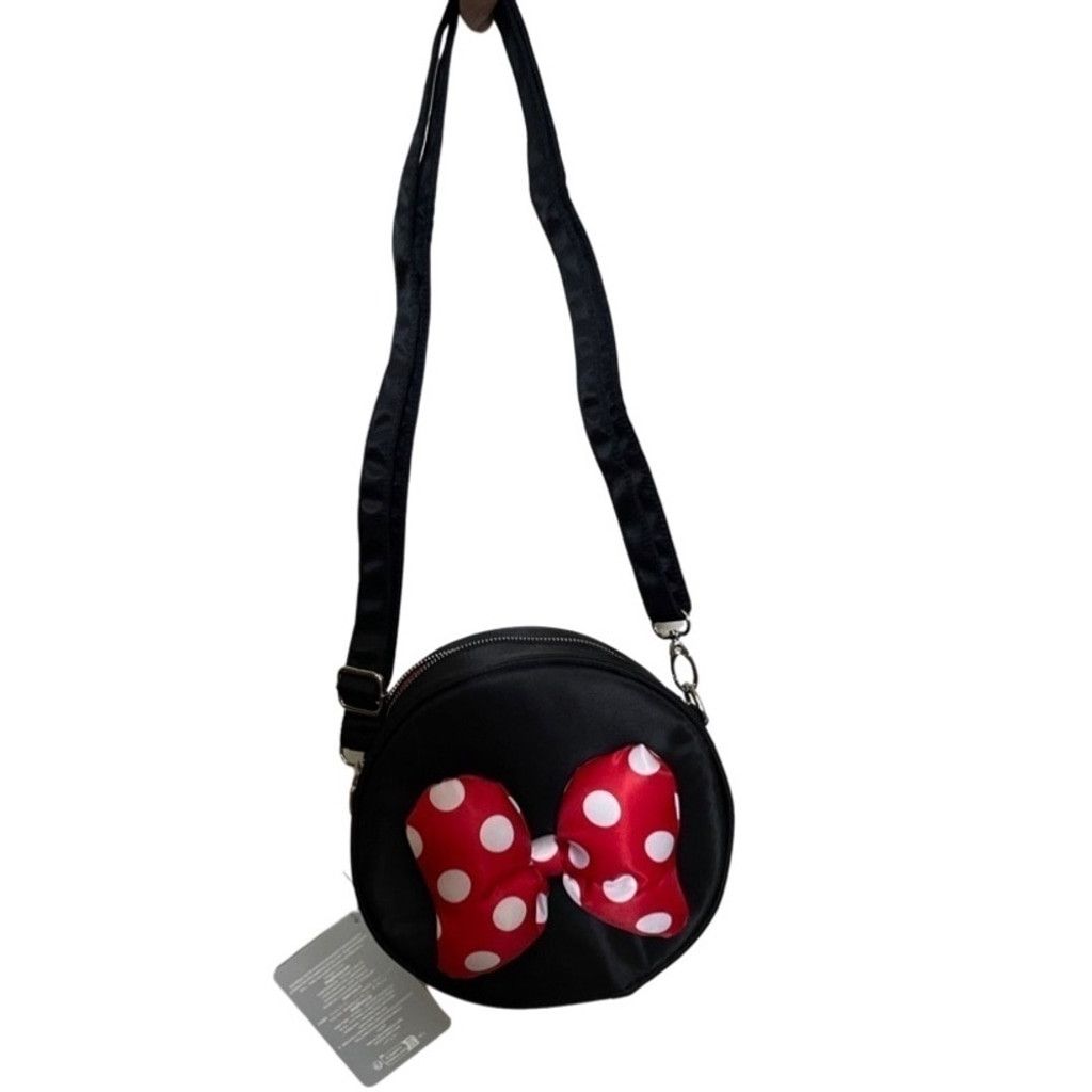 Disney Disney Authentic Minnie Crossbody Bag with Red Bow. Size ONE SIZE - 16 Thumbnail