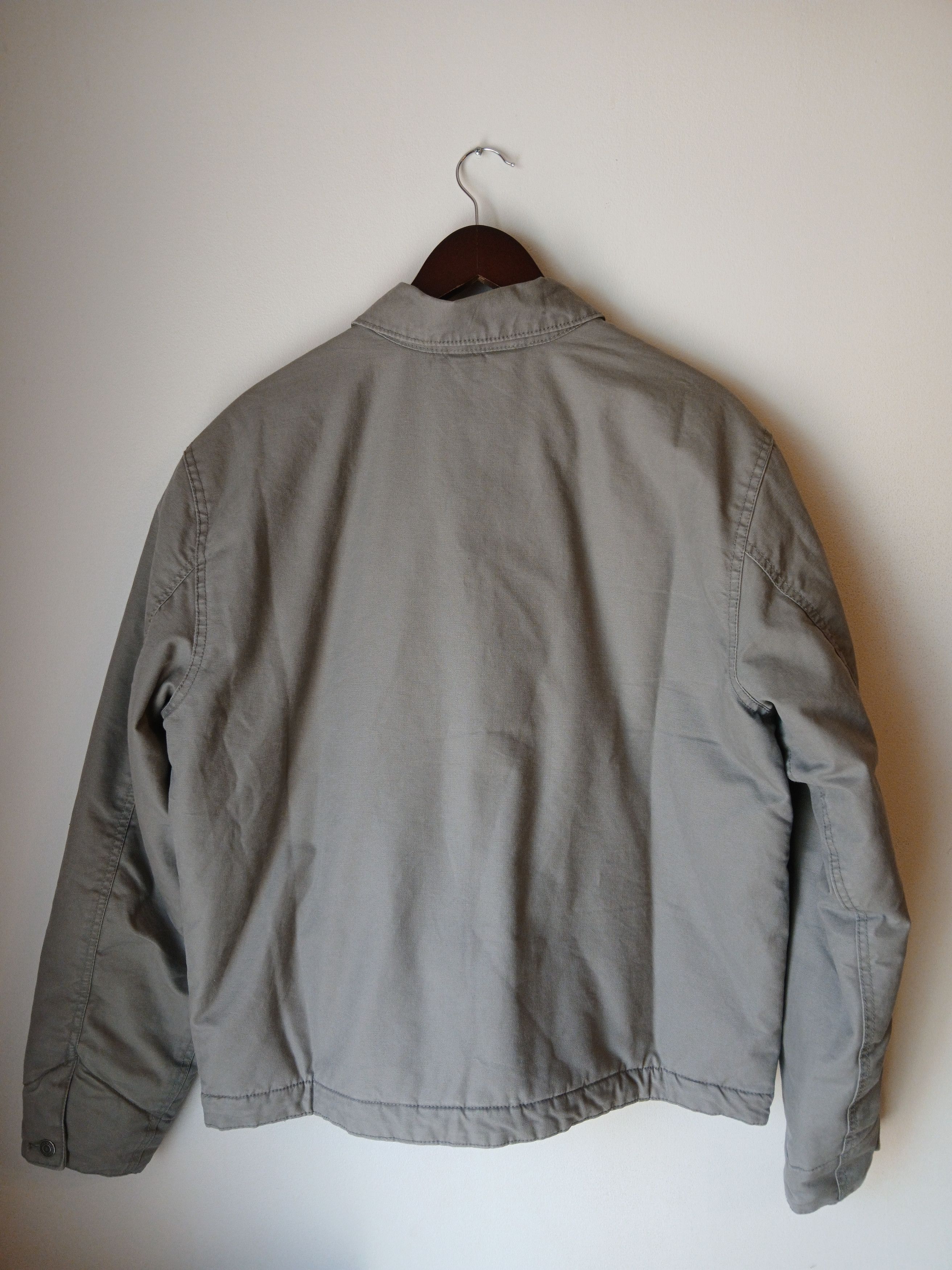 Old Navy Cropped Insulated Work Jacket Light Gray Size US L / EU 52-54 / 3 - 2 Thumbnail