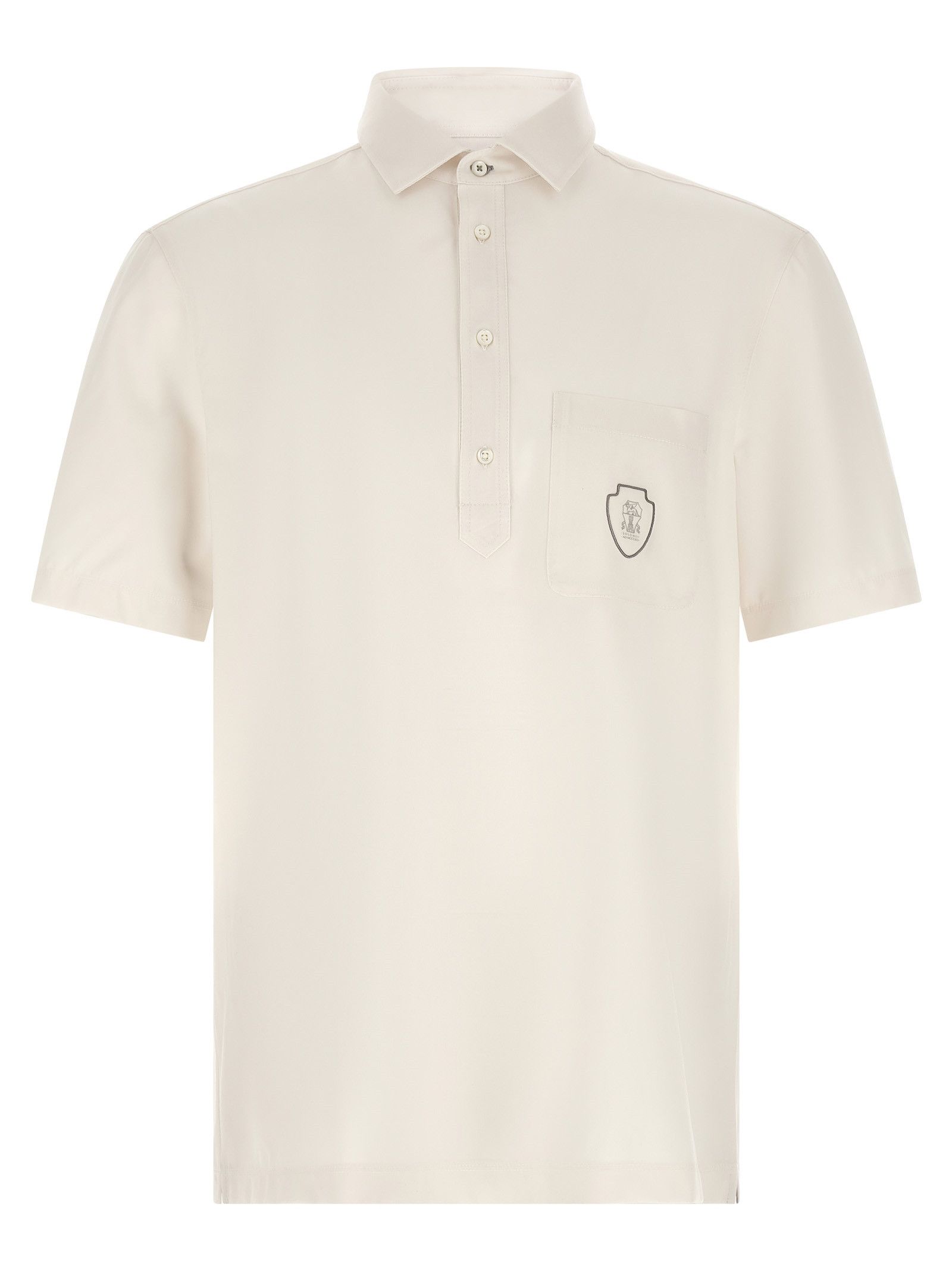 Brunello Cucinelli Heraldic logo polo shirt Size US M / EU 48-50 / 2 - 1 Thumbnail