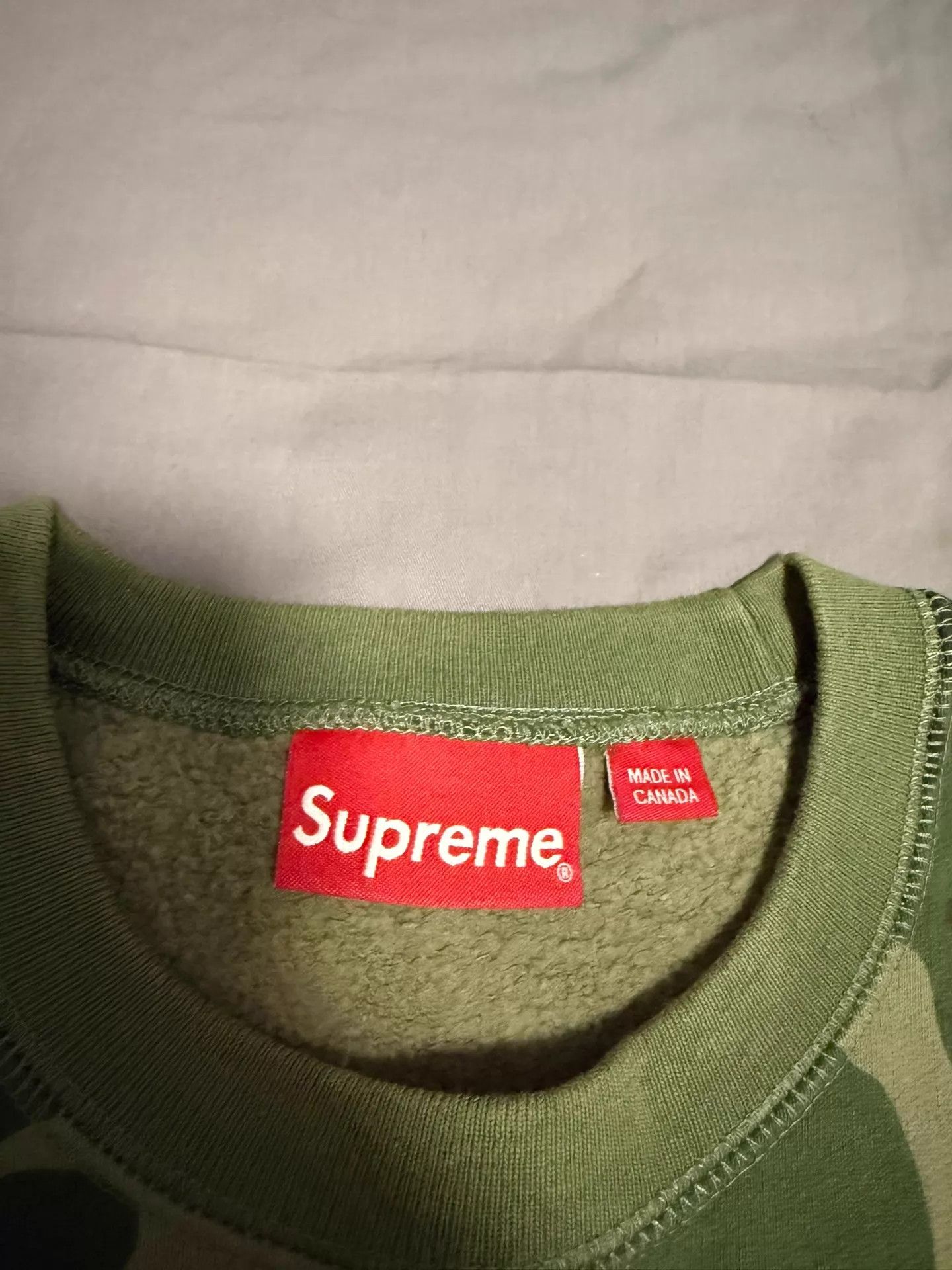 Supreme Supreme 15fw woodland camo box logo crewneck M Size US M / EU 48-50 / 2 - 3 Thumbnail
