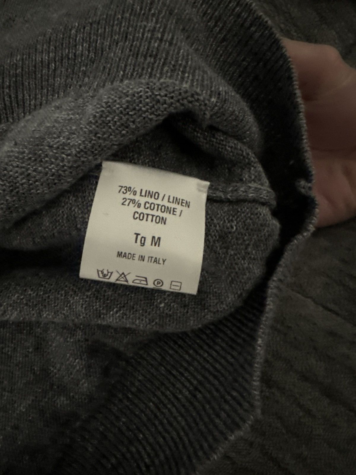 Kiton Kiton half zip sweater grey Size US M / EU 48-50 / 2 - 5 Thumbnail
