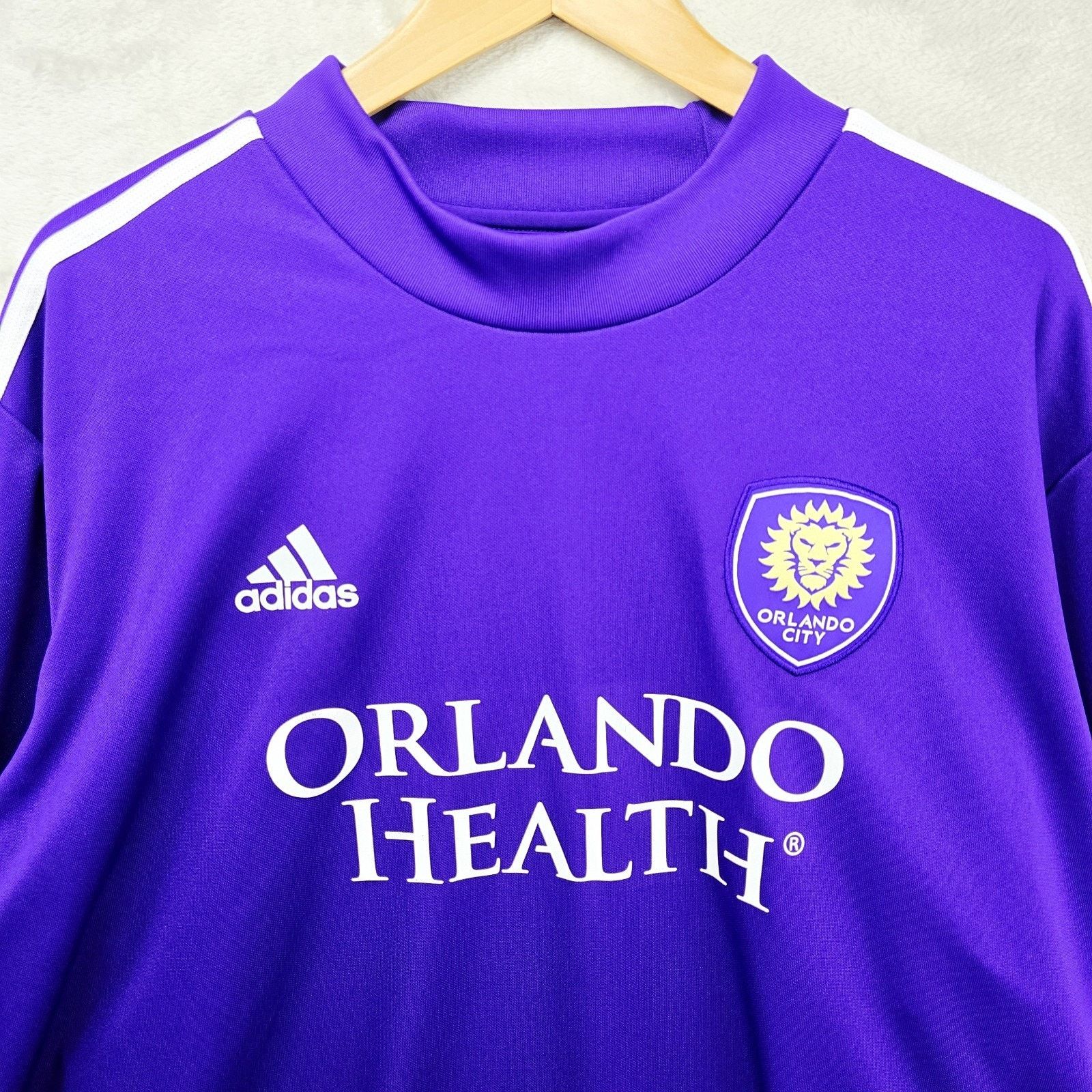 Adidas Orlando City SC Adidas Jersey Mens XXL Purple MLS Soccer Size US XXL / EU 58 / 5 - 3 Thumbnail