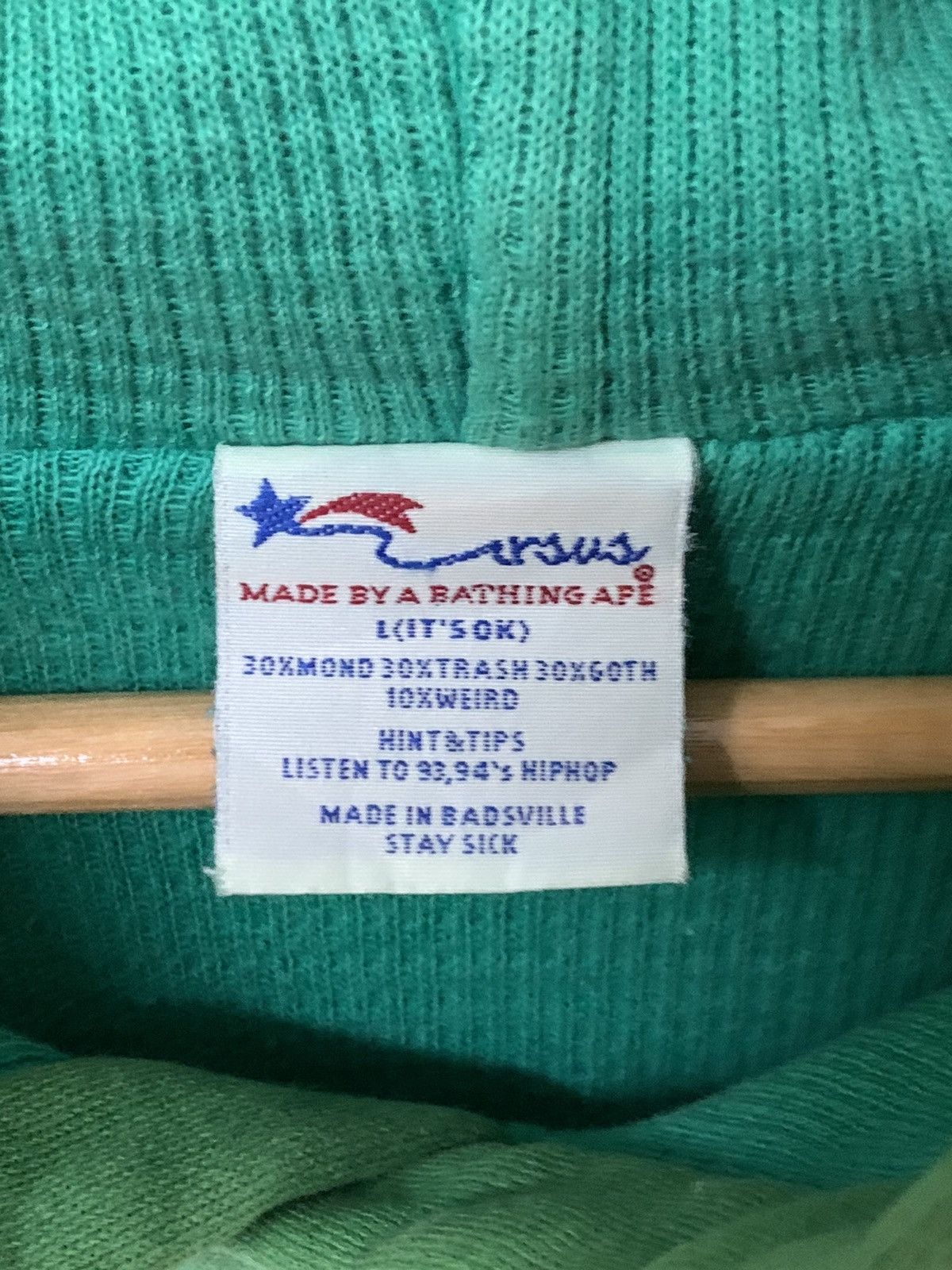 Bape Ursus Bape Pullover Hoodie Size US L / EU 52-54 / 3 - 4 Thumbnail